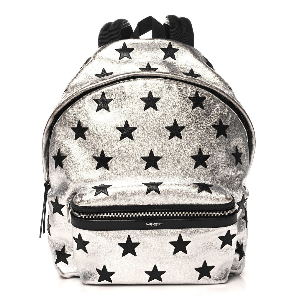 Metallic Buffalo Star Hunting Backpack Silver Black