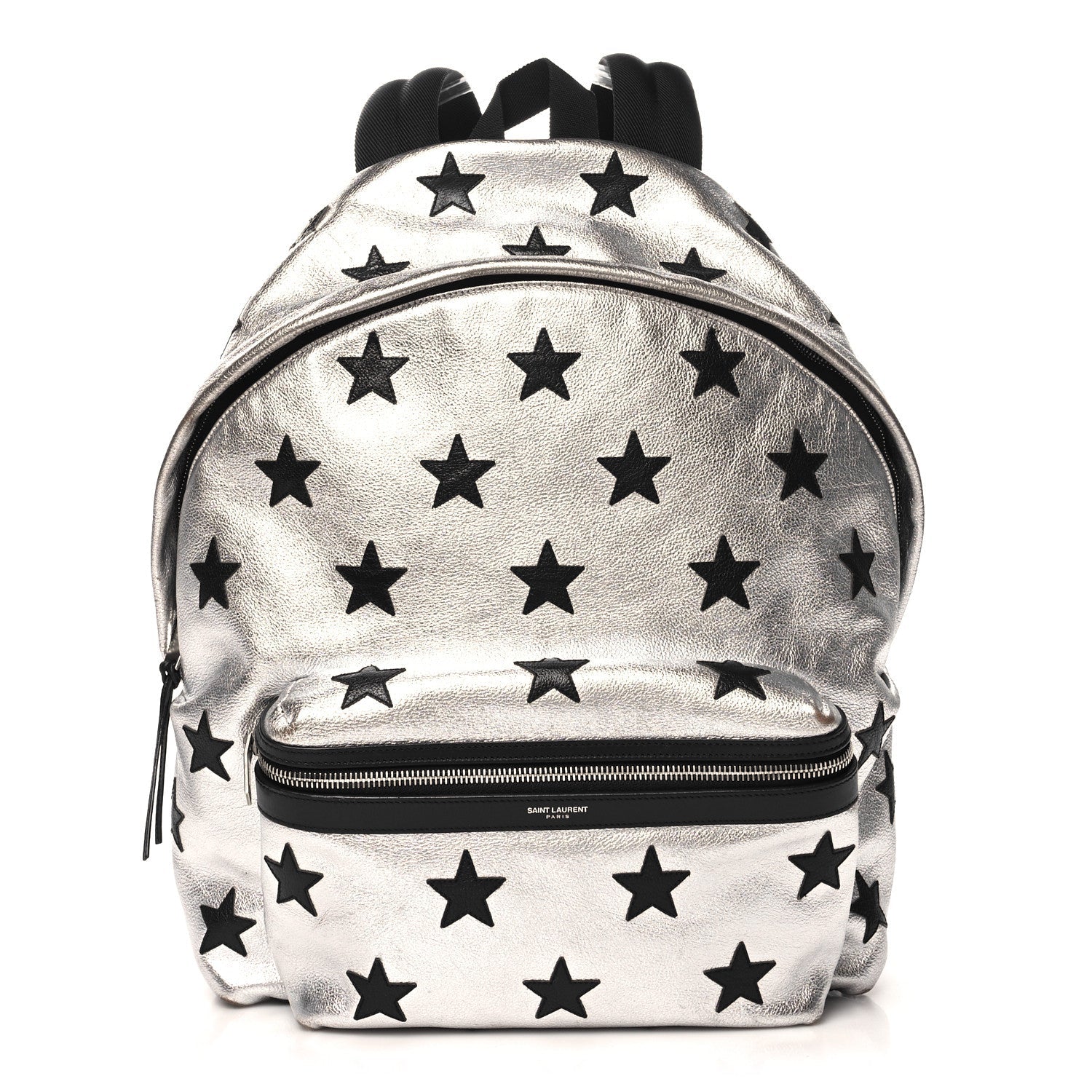 Metallic Buffalo Star Hunting Backpack Silver Black
