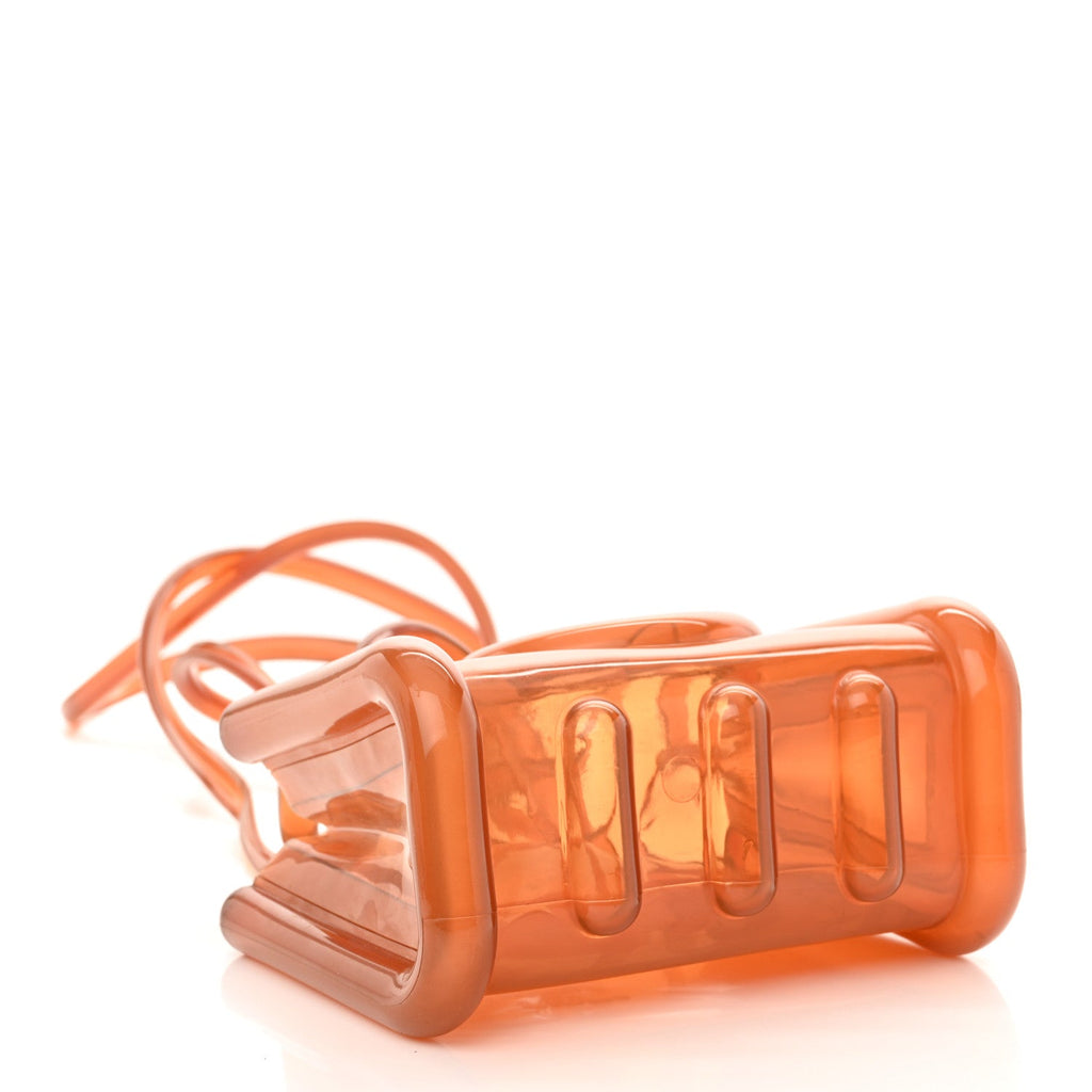 x MELISSA Jelly Small Shopping Bag Clear Brown