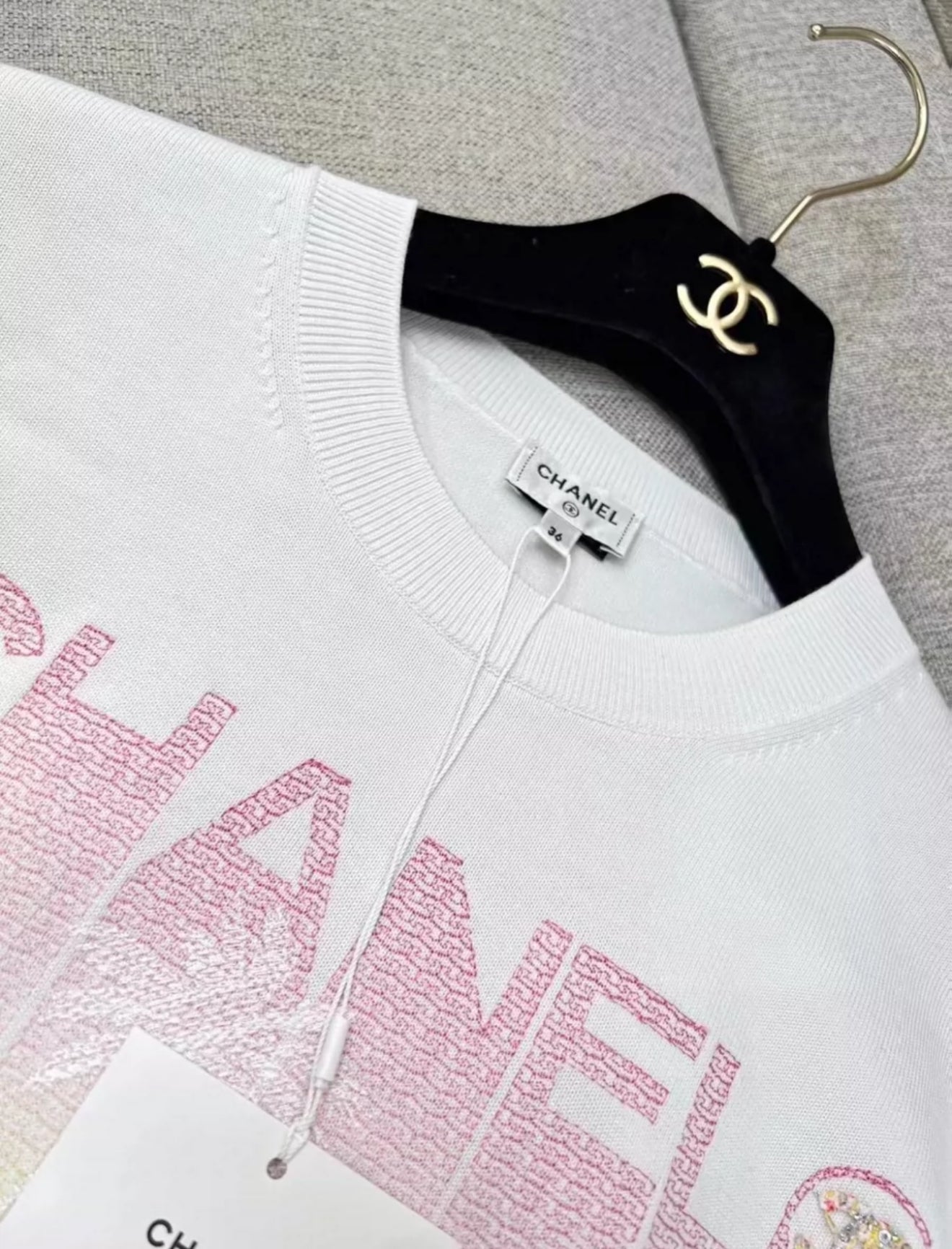 Chanel 24C White Pullover