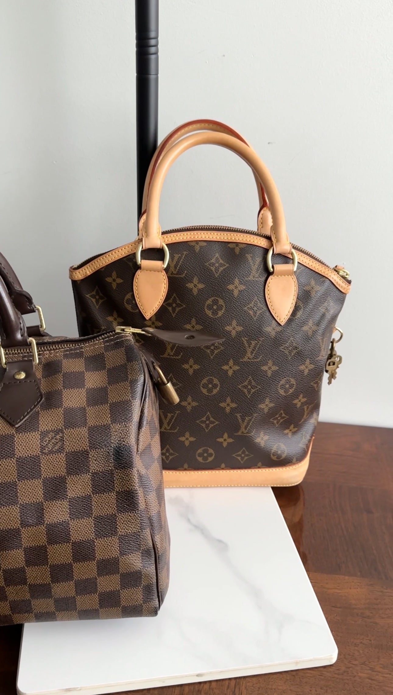 Louis Vuitton Monogram Canvas Lockit PM Vertical Bag