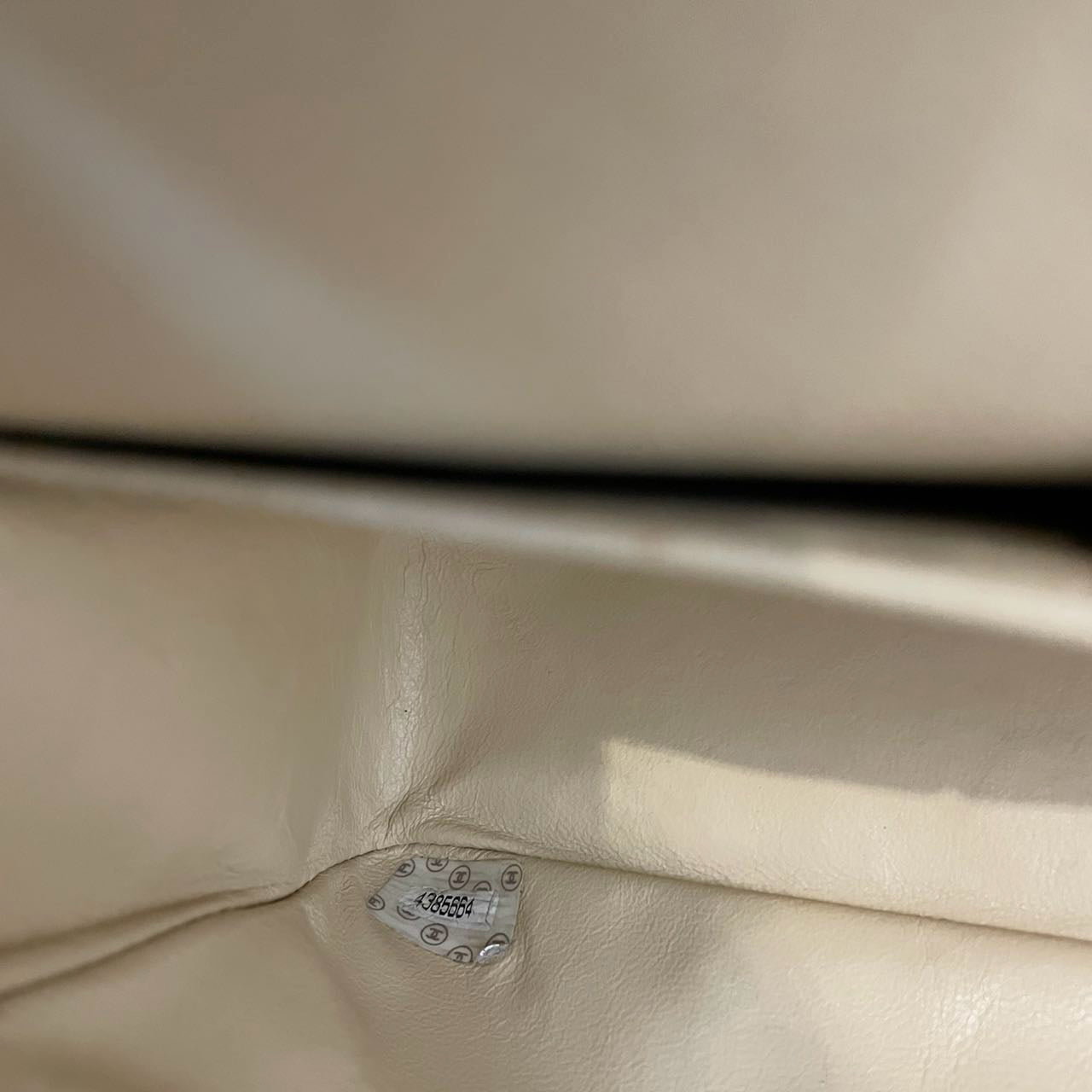Chanel Vintage Small Classic Double Flap Bag in Beige with 24K Gold Hardware
