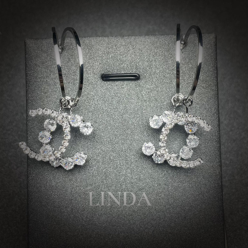 Double C earrings