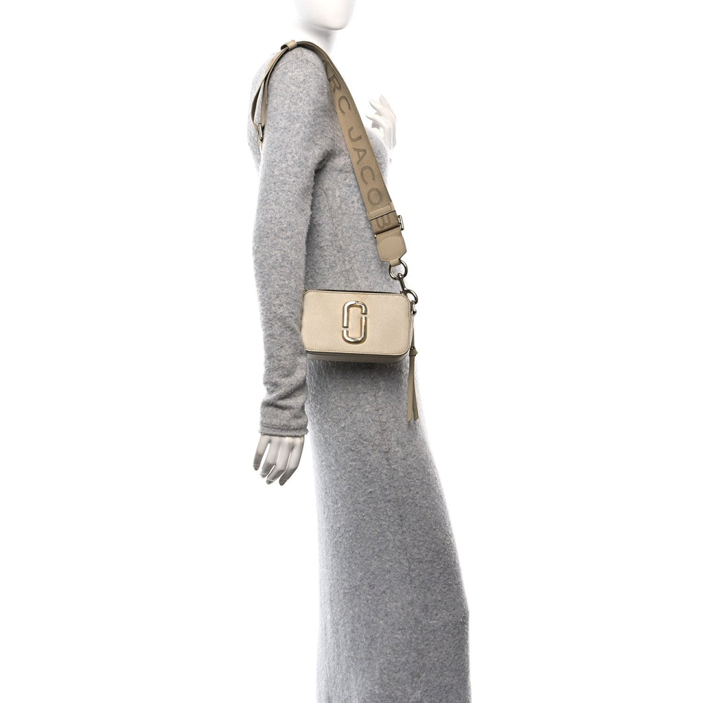 Saffiano Small Snapshot Camera Bag Khaki