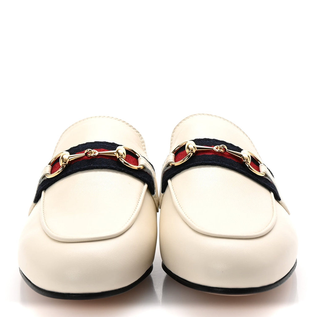 Malaga Kid Web Womens Princetown Slippers 35 Mystic White