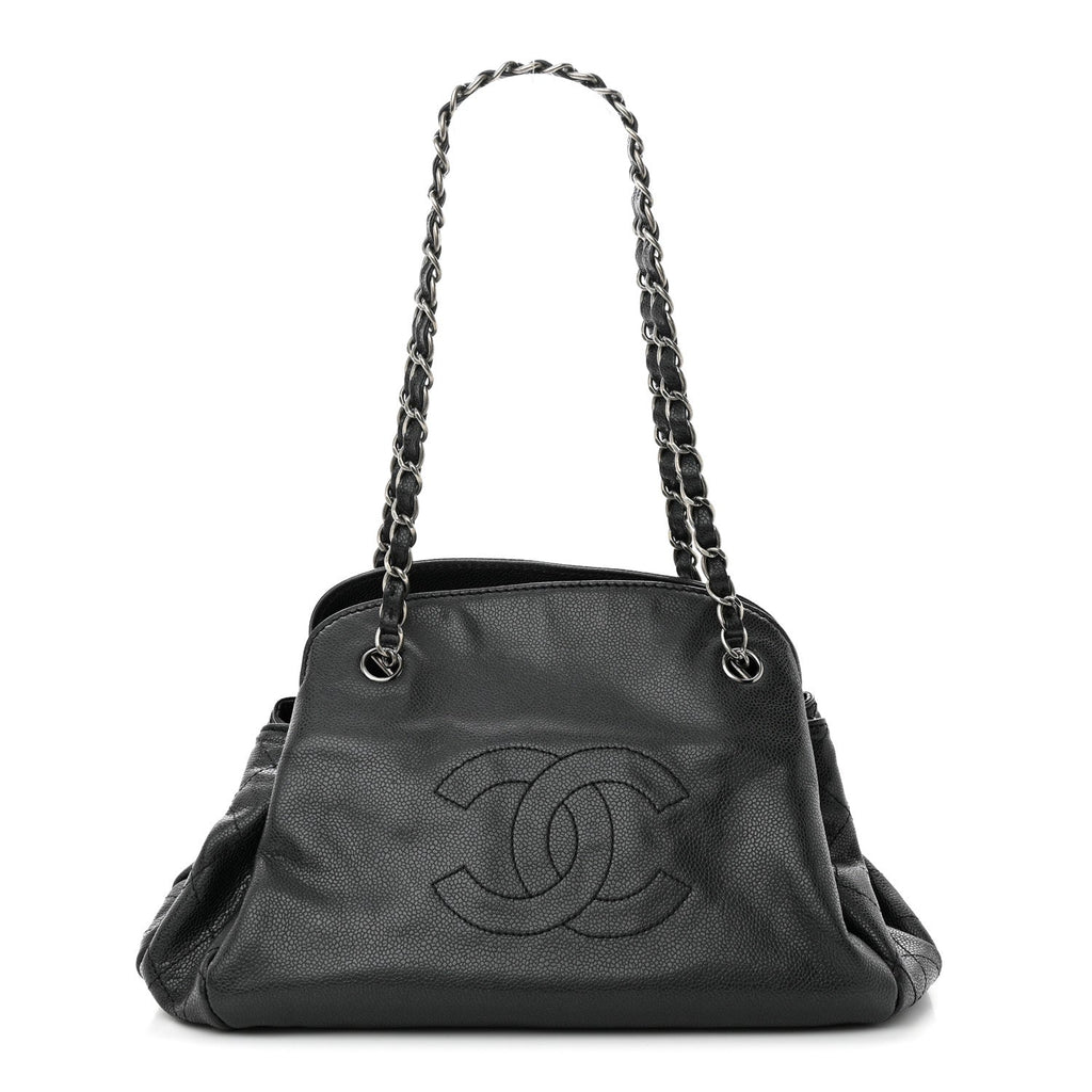 Caviar 31 CC Shoulder Bag Black