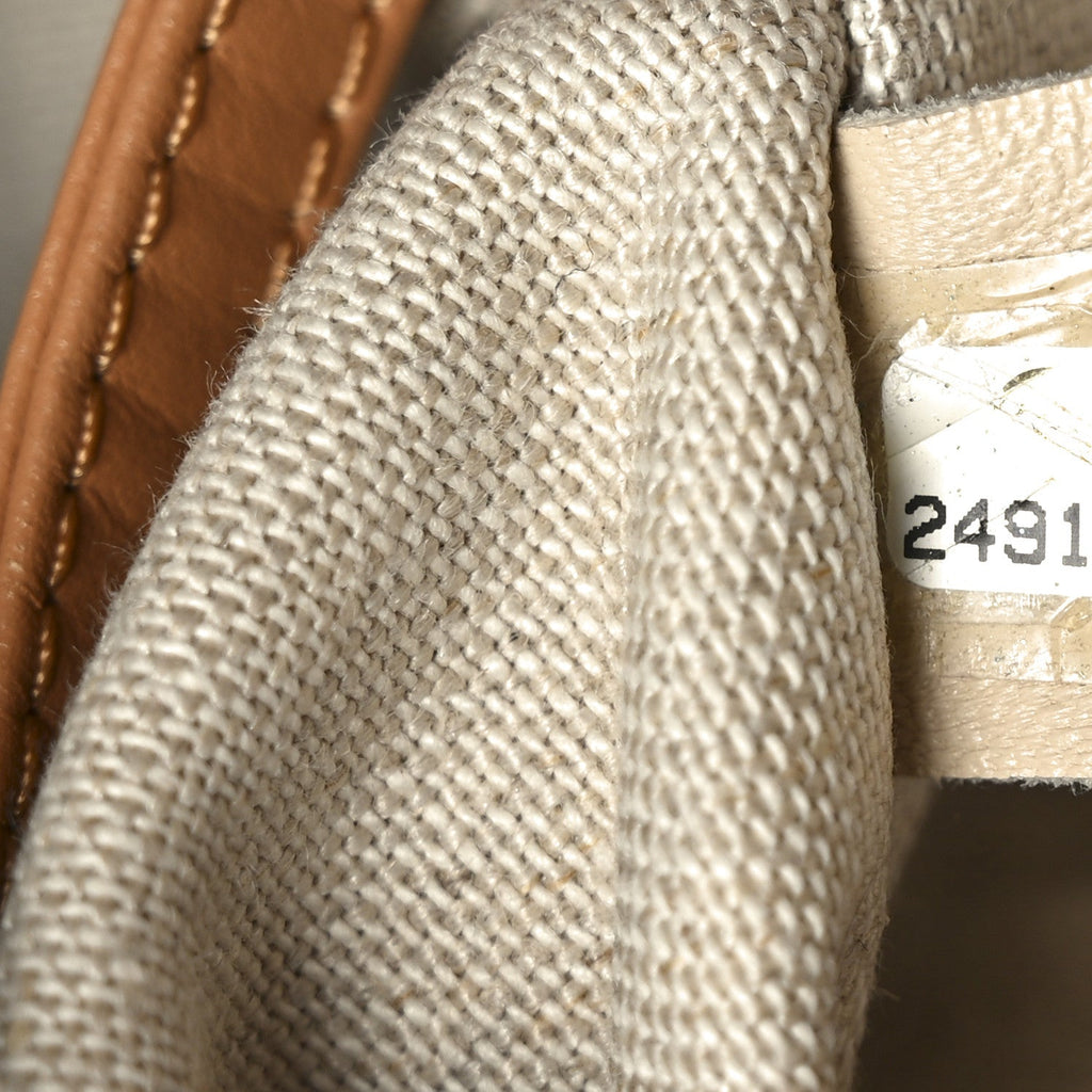 Canvas Small Iliad Shopping Tote Beige