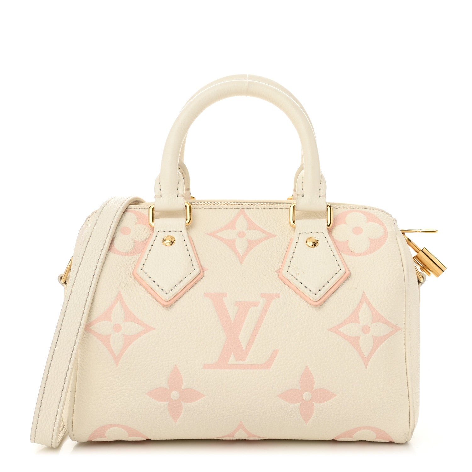 Empreinte Monogram Giant Speedy Bandouliere 20 Latte Chamallow