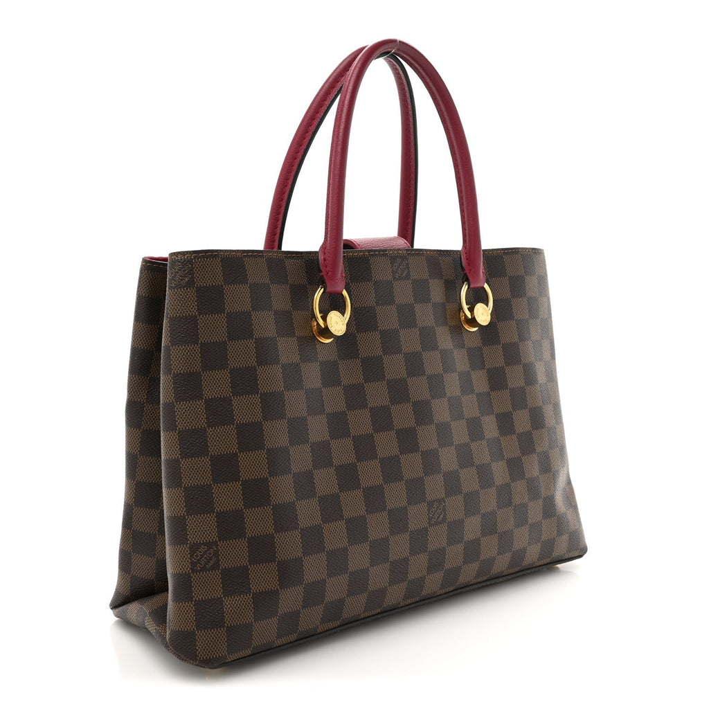 Damier Ebene LV Riverside Lie De Vin