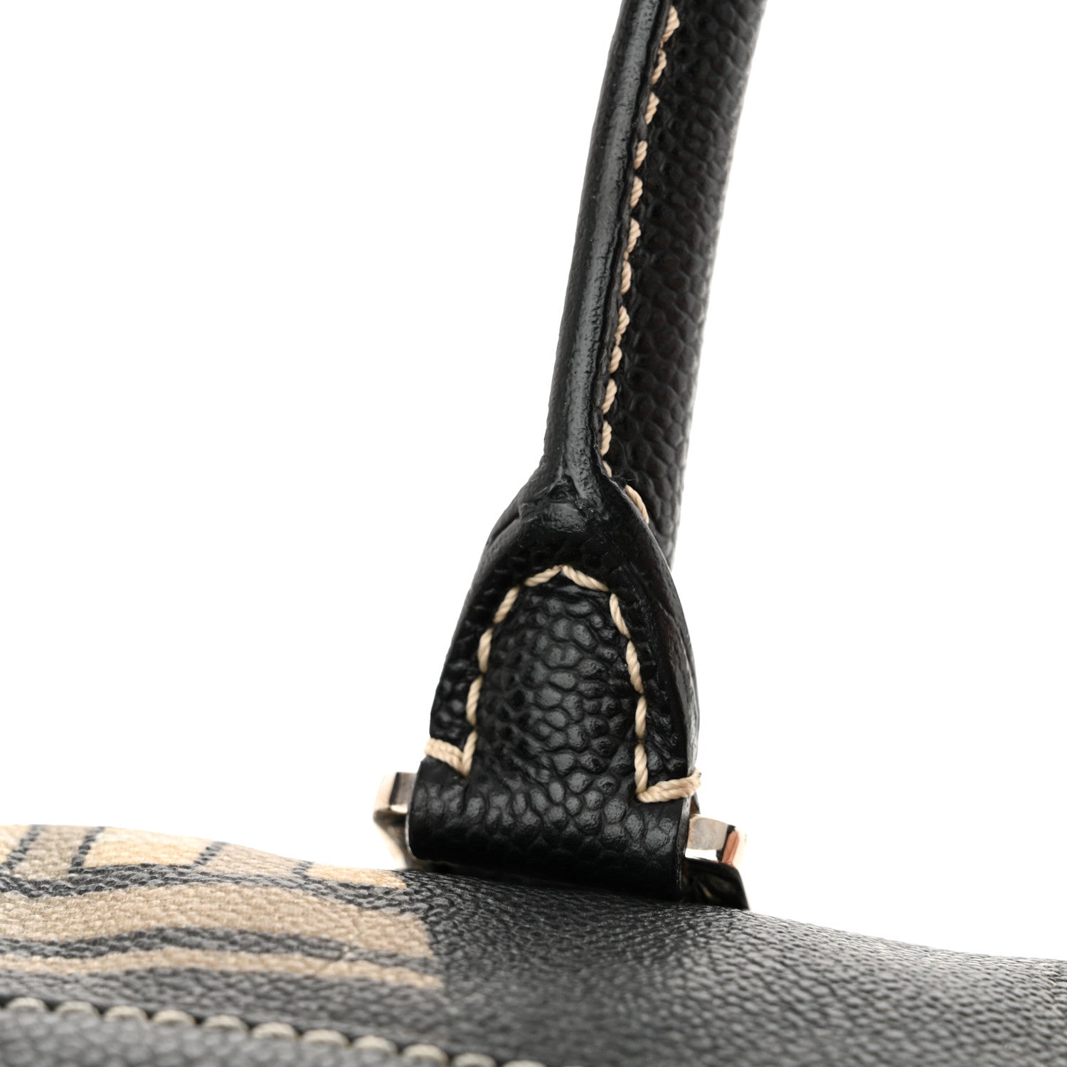 Coated Canvas Le Train Boston Bag Black