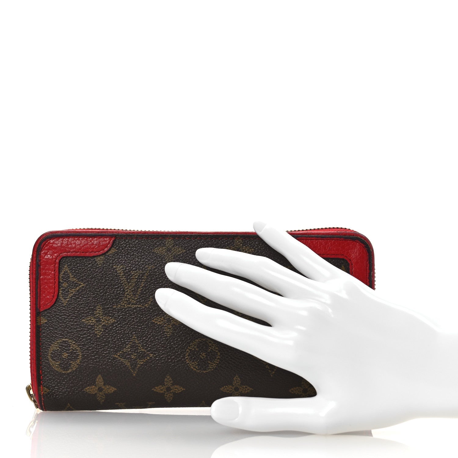 Monogram Retiro Zippy Wallet Cherry