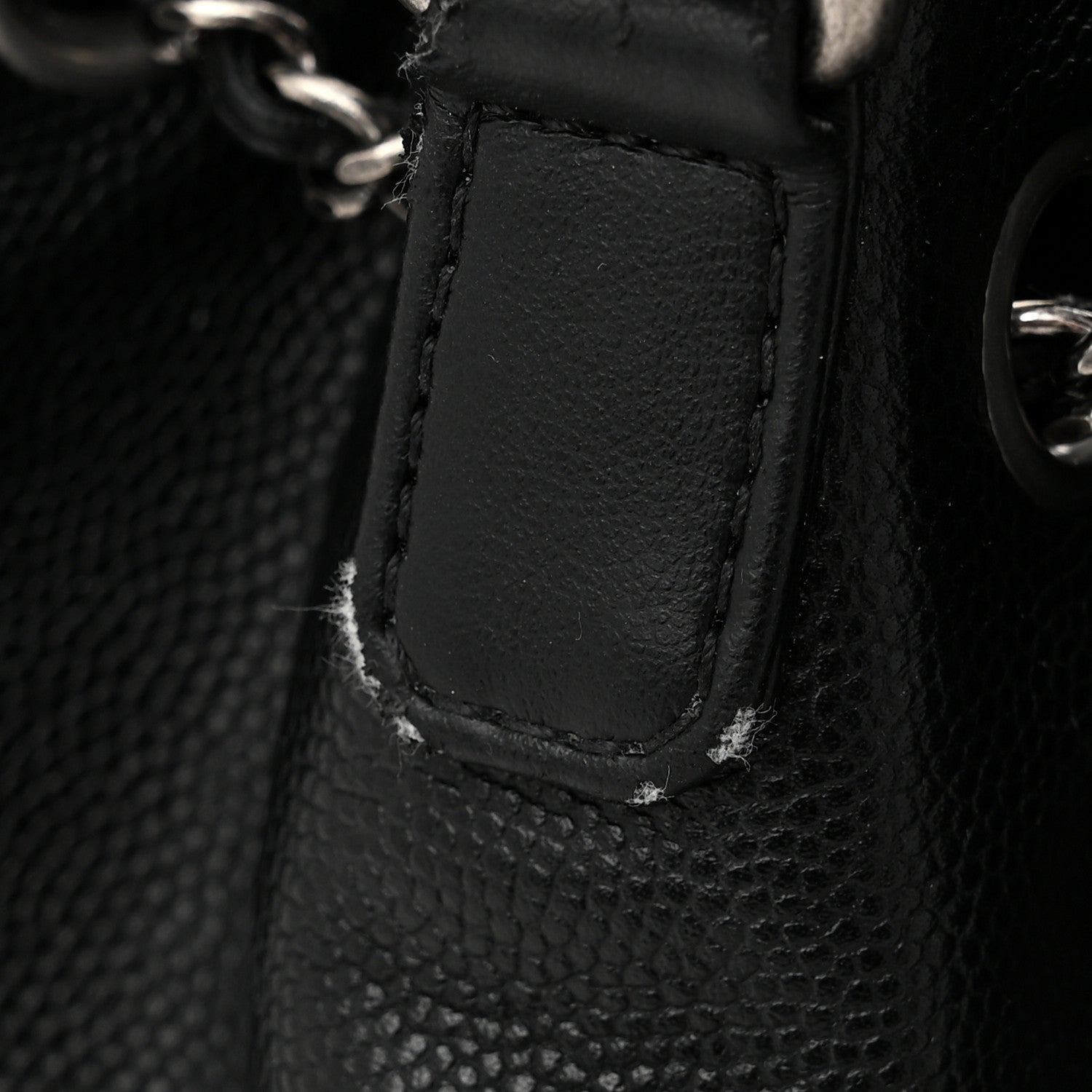 Caviar Quilted Small CC Bucket Bag Black