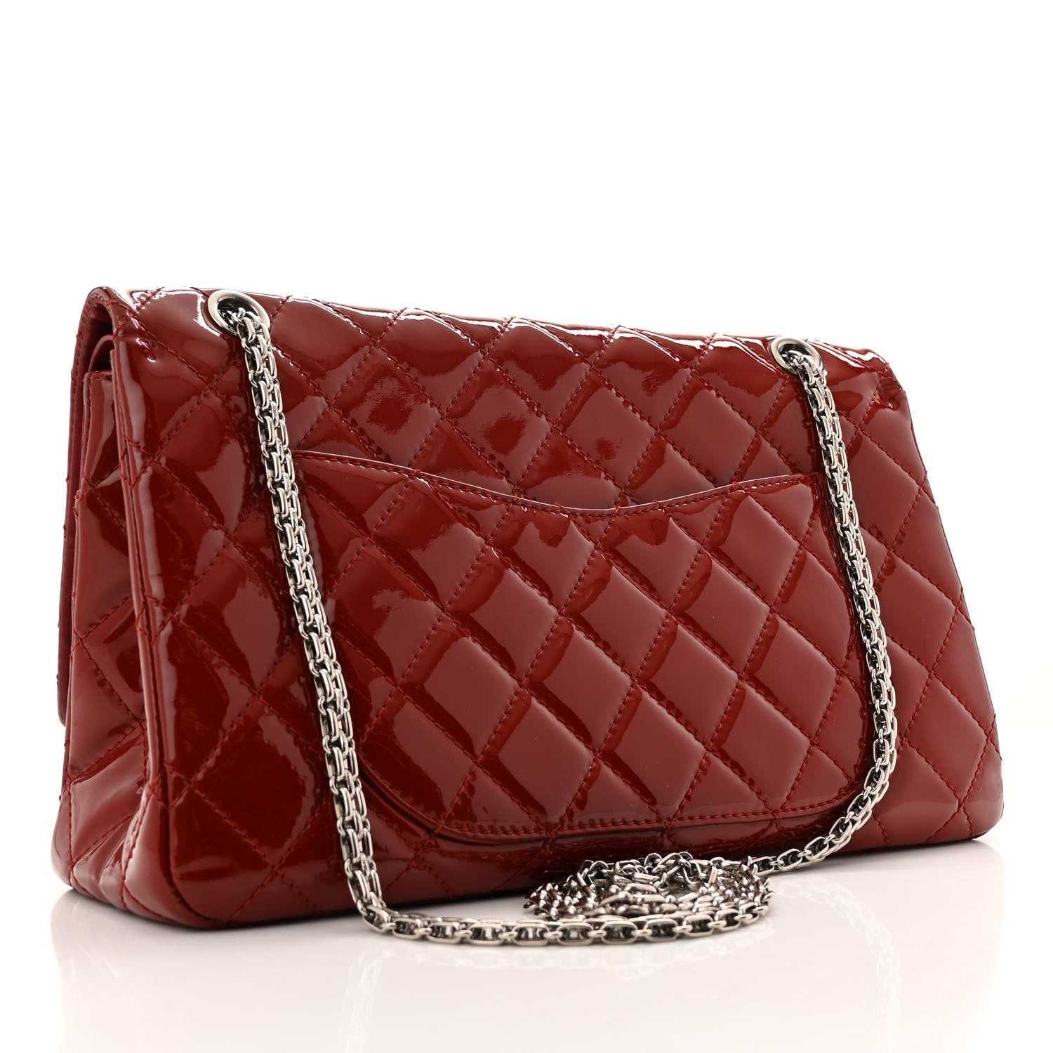 Patent Quilted 2.55 Reissue 227 Flap Red