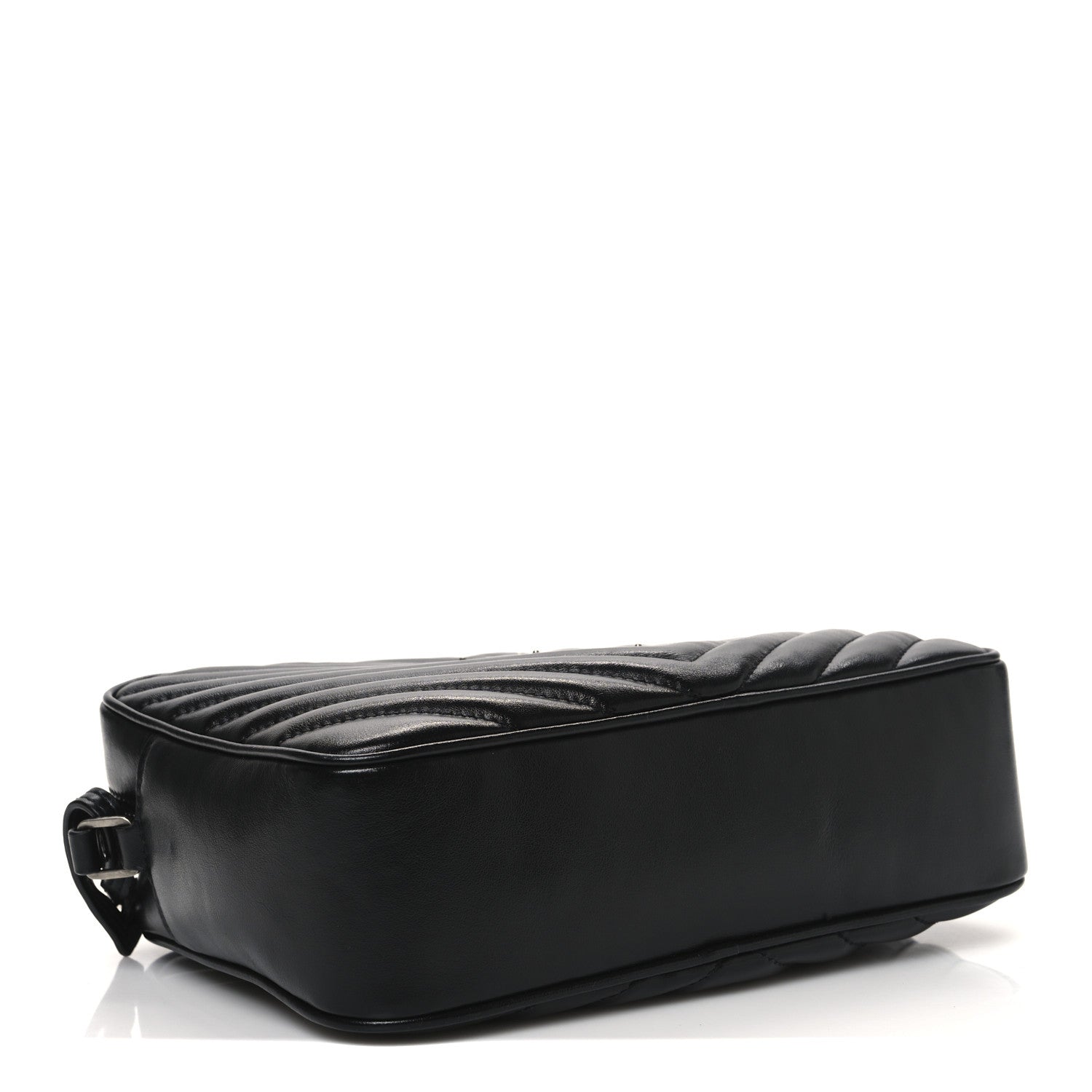 Calfskin Matelasse Monogram Lou Camera Bag Black