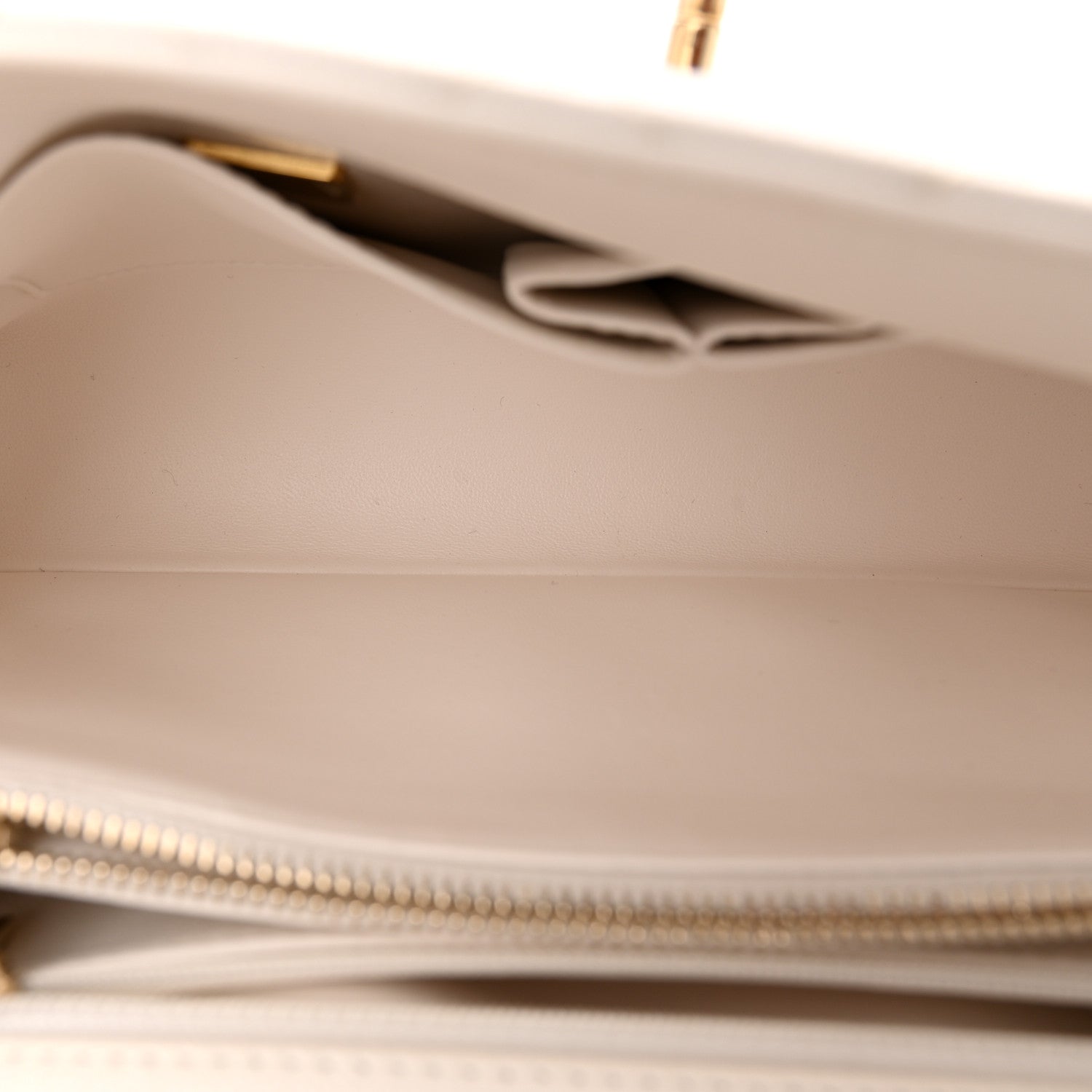 Caviar Quilted Small Coco Handle Flap White