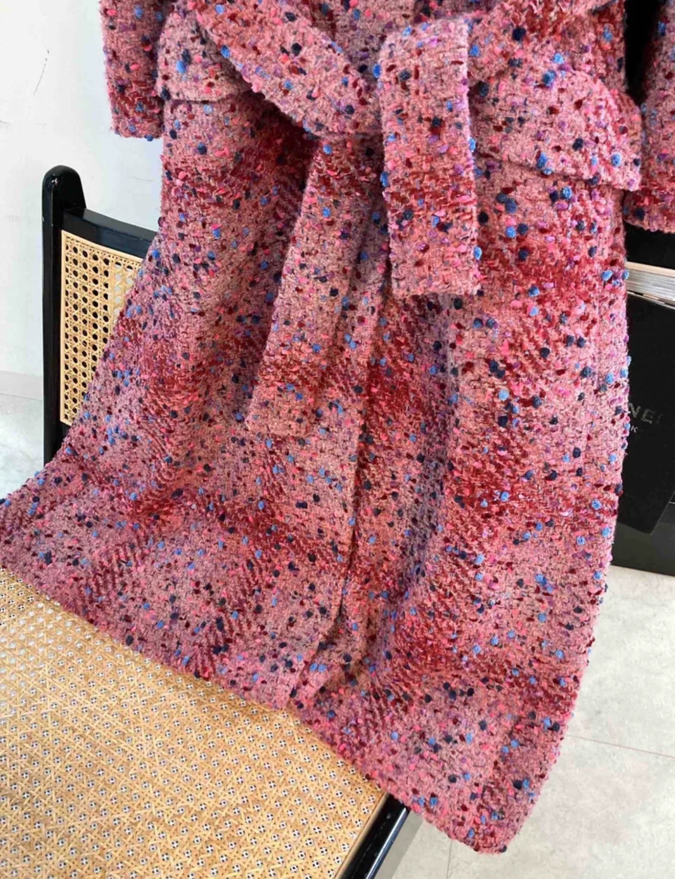 Chanel 22 Pink Long Coat