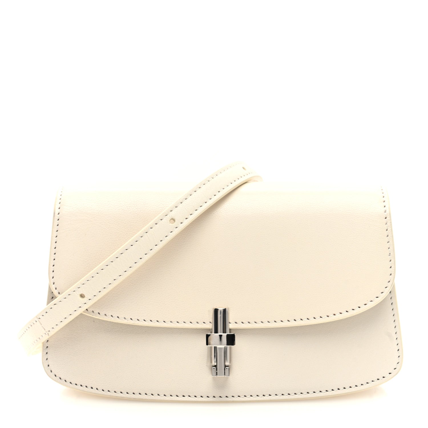 Smooth Calfskin The Sofia E/W Crossbody Ivory