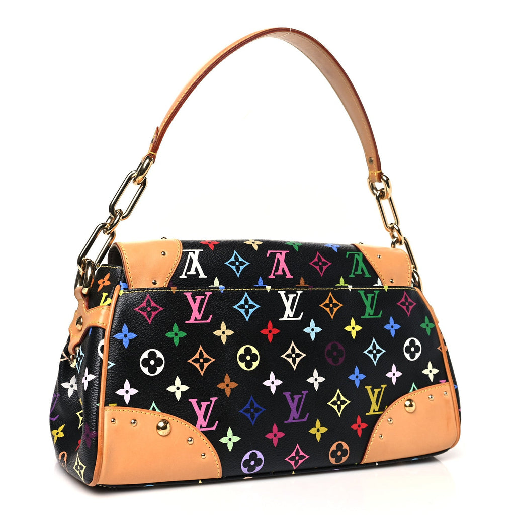 Monogram Multicolor Beverly MM Black