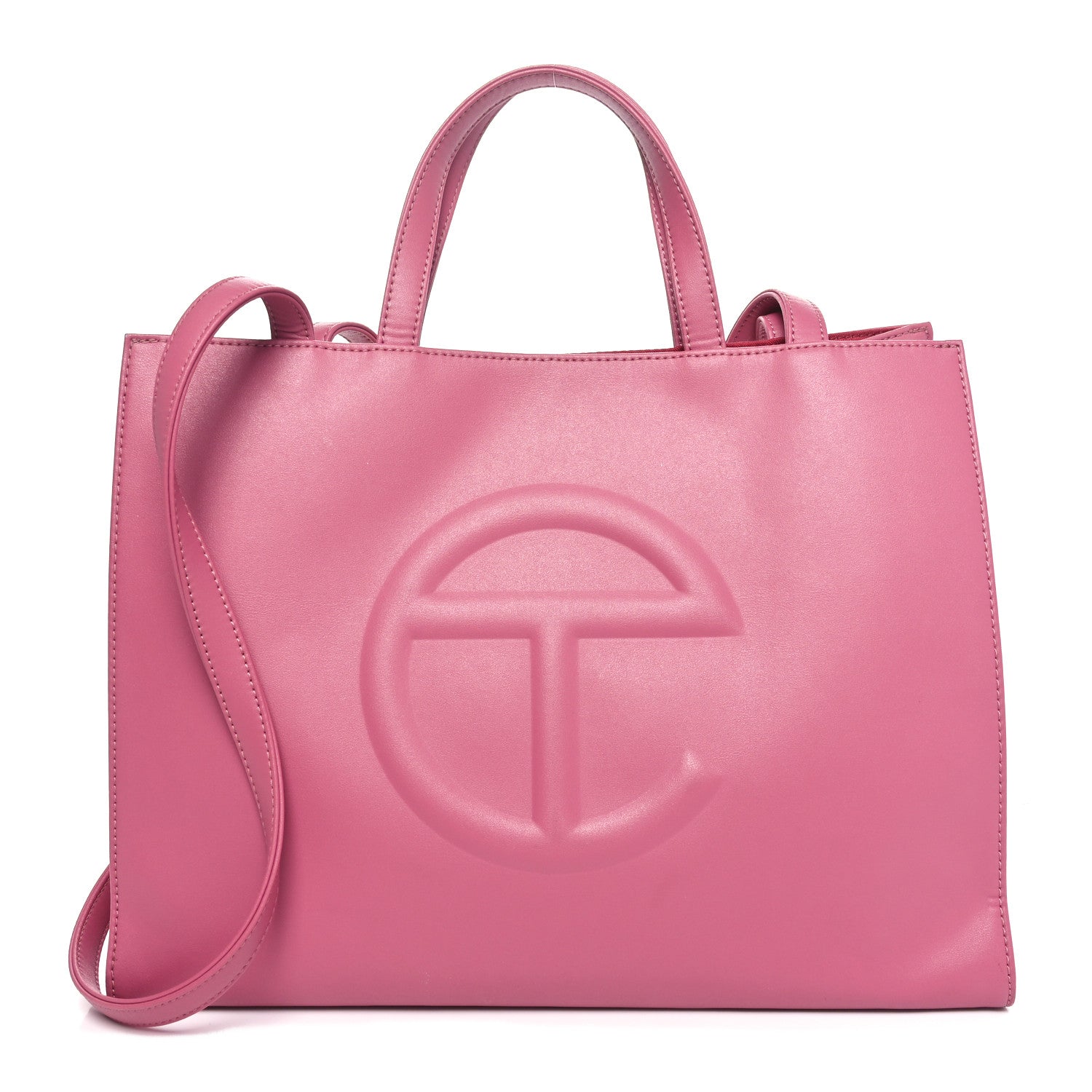 Vegan Leather Medium Shopping Bag Corned Beef