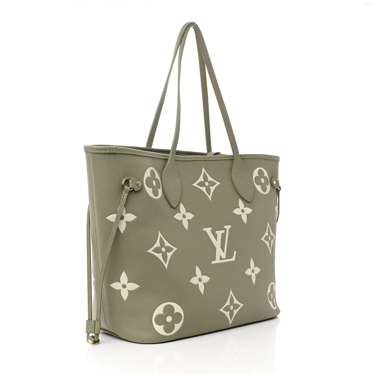 Empreinte Monogram Giant Neverfull MM Khaki Cream