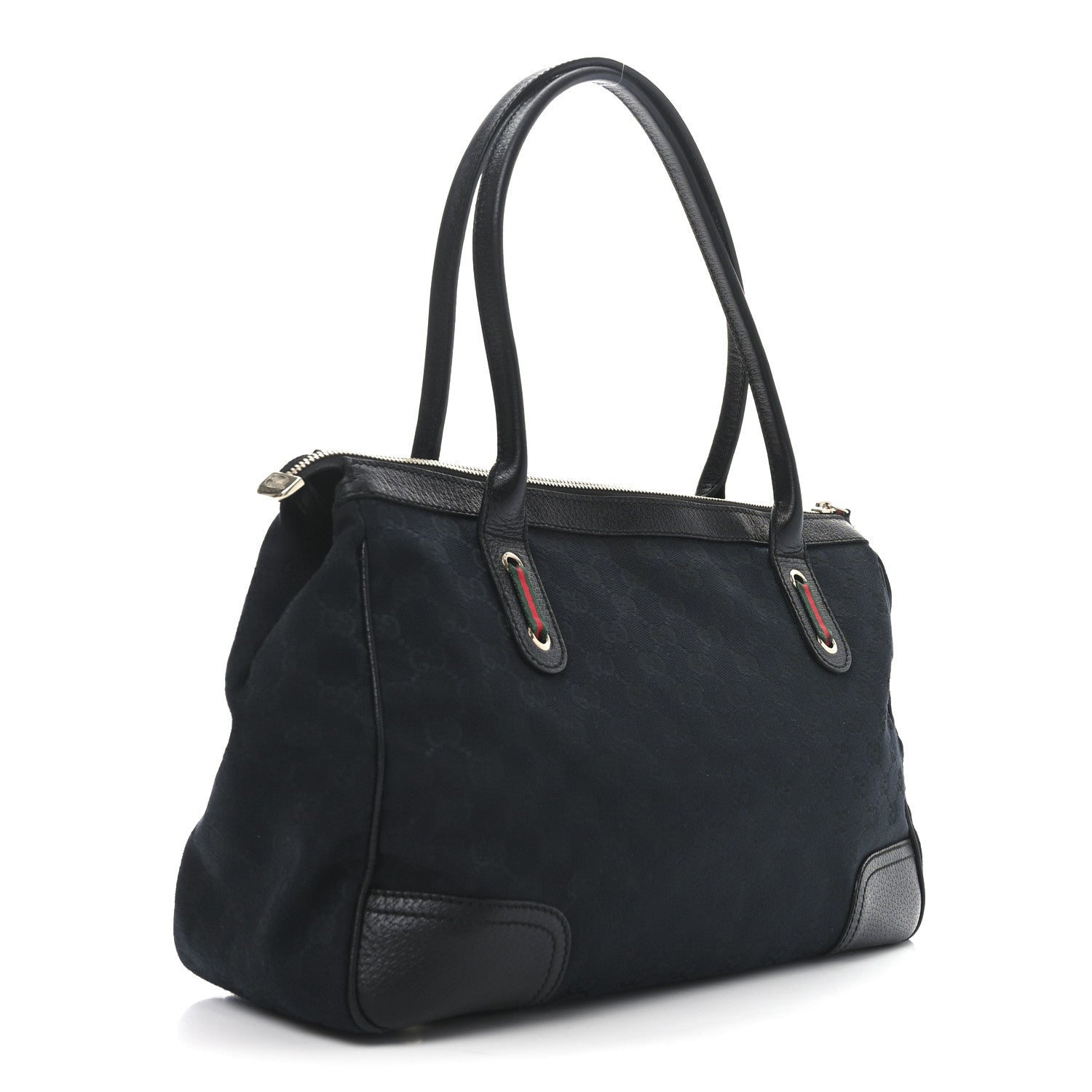 Monogram Medium Princy Tote Black