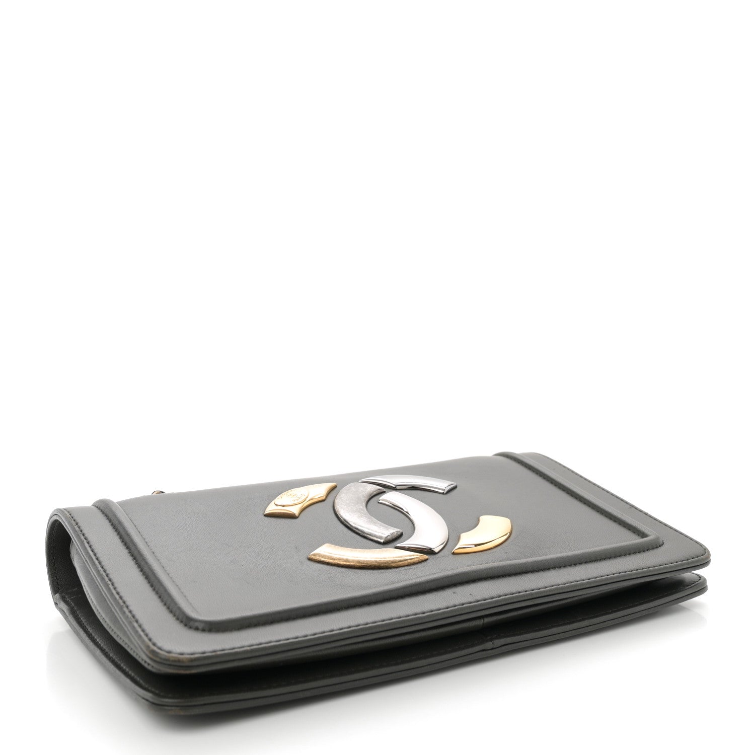 Lambskin CC Antico Flap Dark Khaki