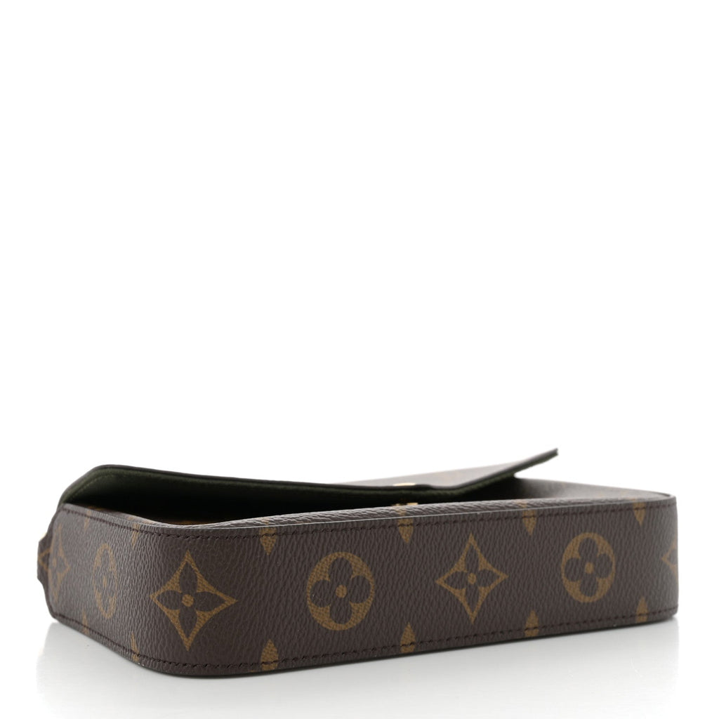 Monogram Felicie Strap & Go Felicie Pochette Kaki