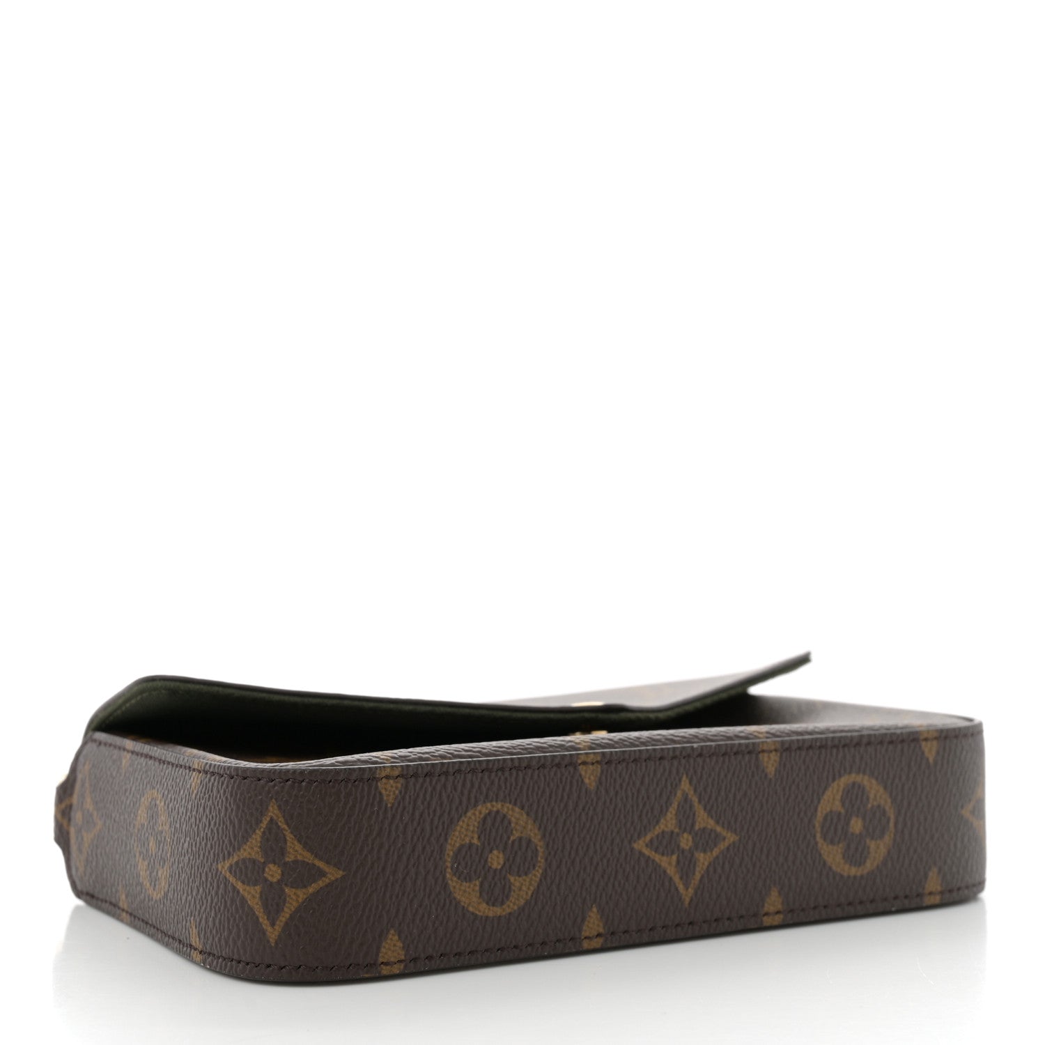Monogram Felicie Strap & Go Felicie Pochette Kaki