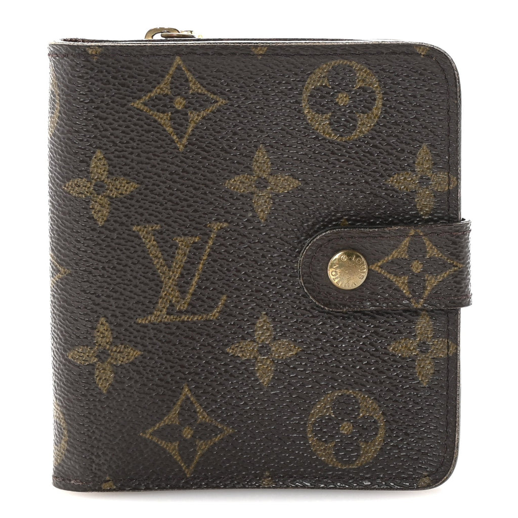 Monogram Compact Zippe Zipped Wallet