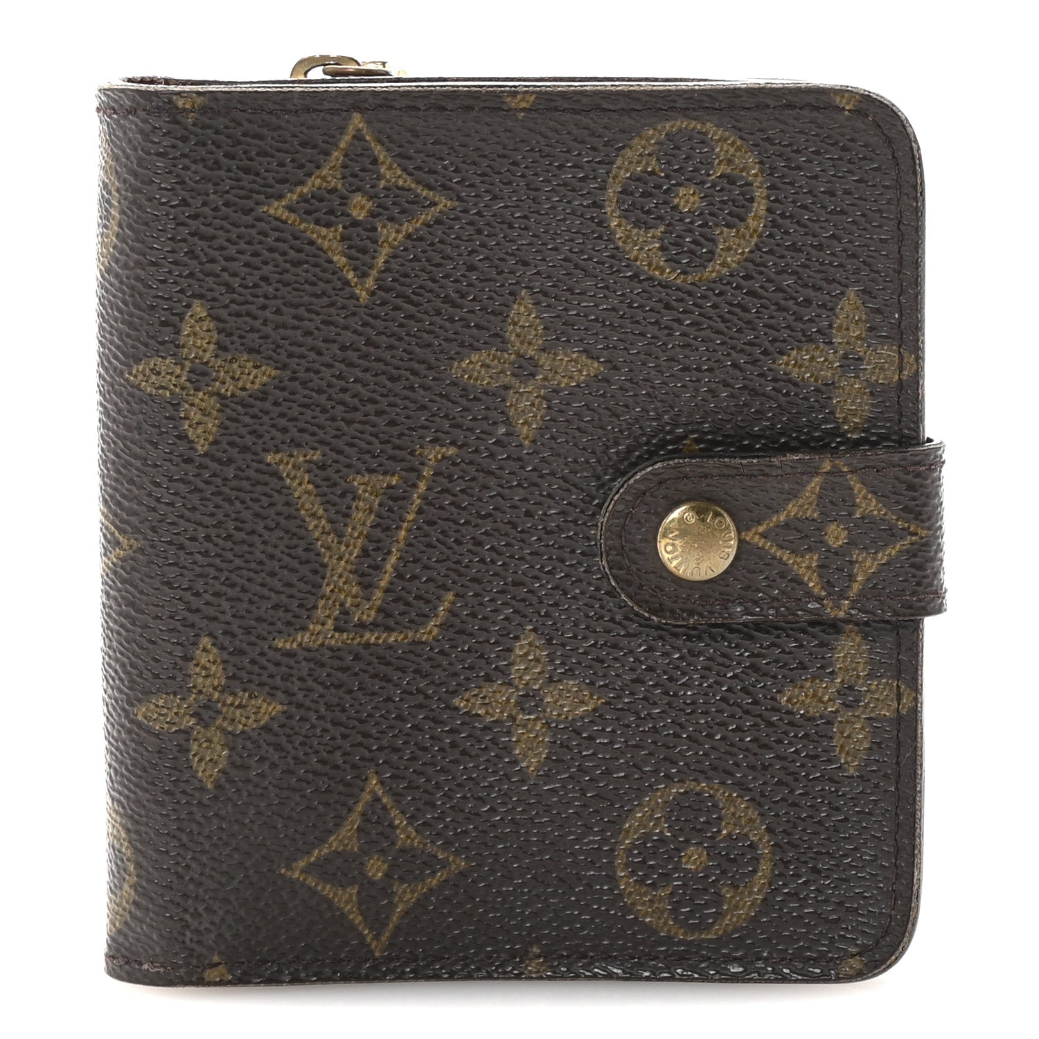 Monogram Compact Zippe Zipped Wallet