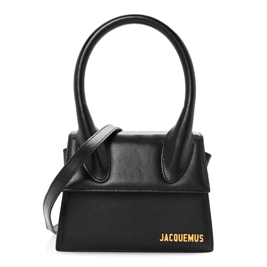 Smooth Calfskin Le Chiquito Moyen Black