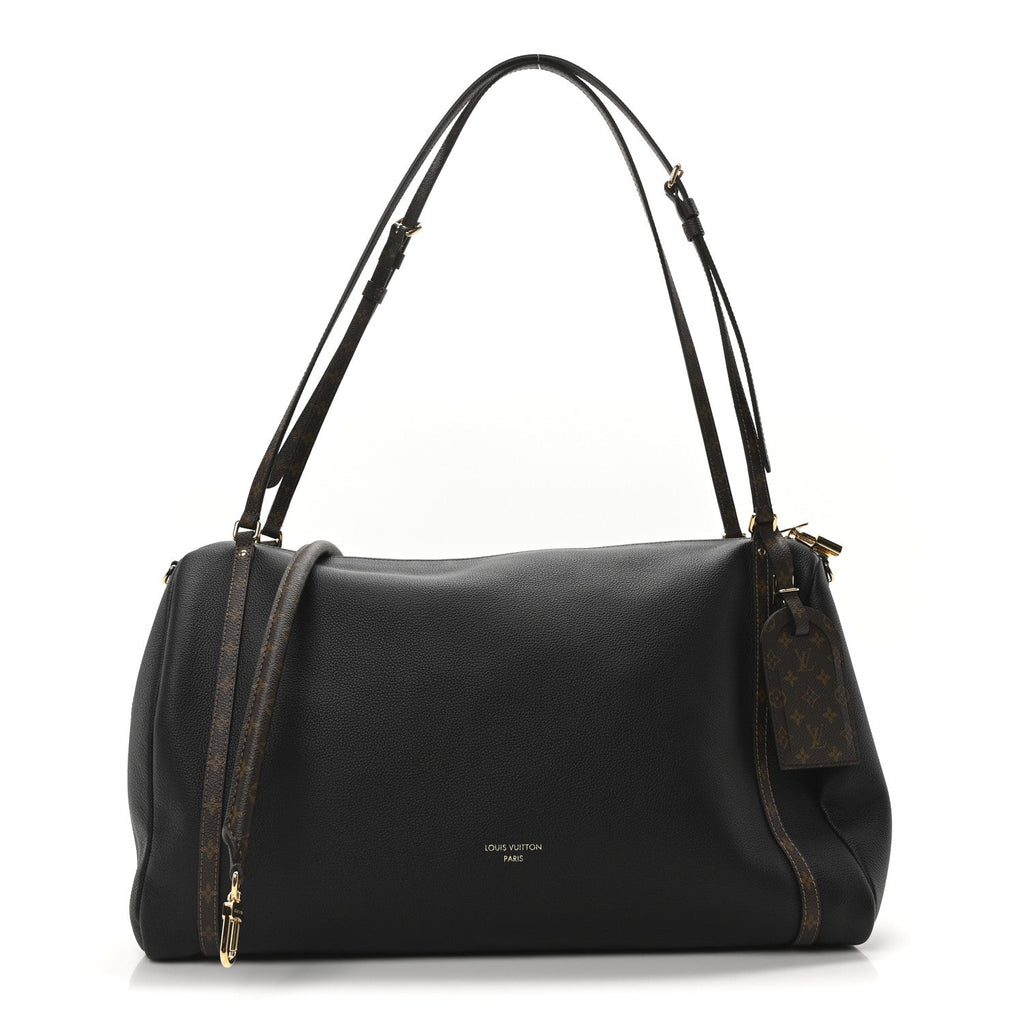 Grained Calfskin Monogram Express Travel Black