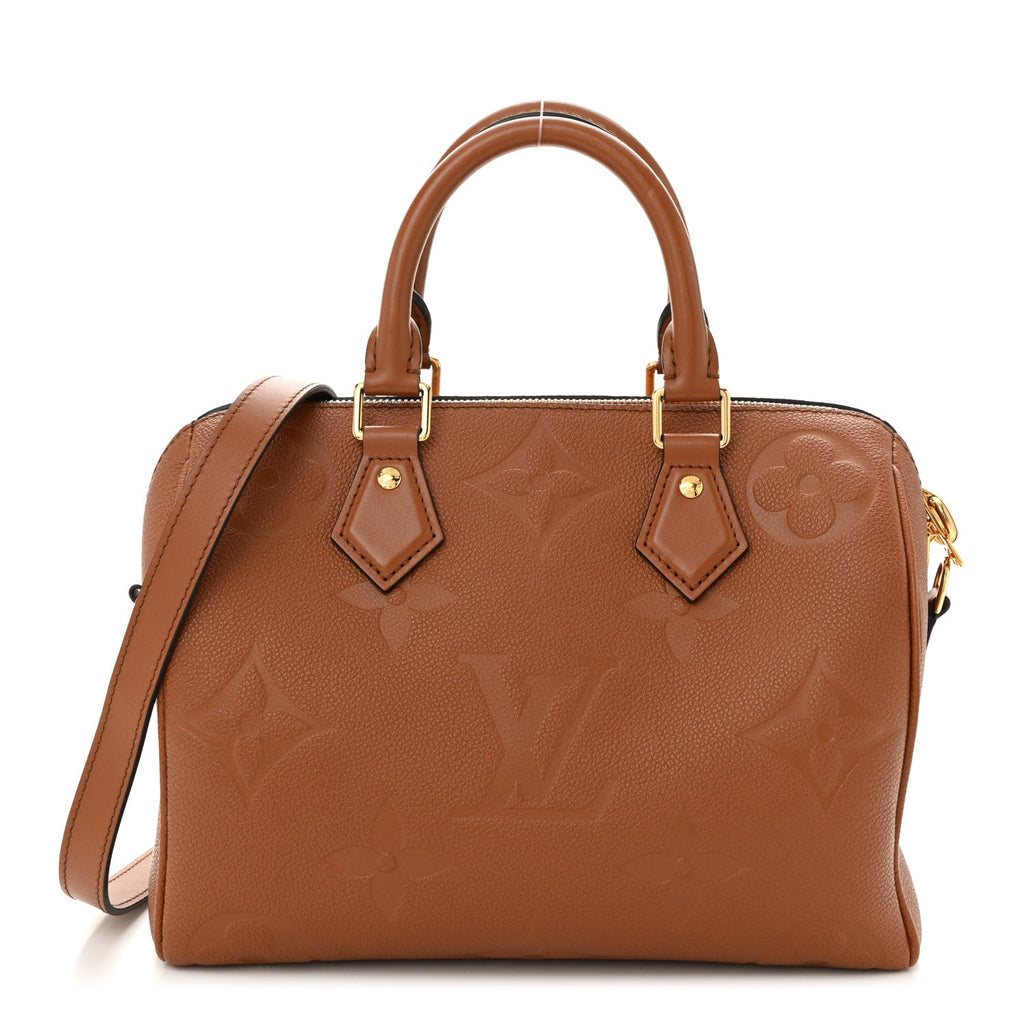 Empreinte Monogram Giant Speedy Bandouliere 25 Cognac