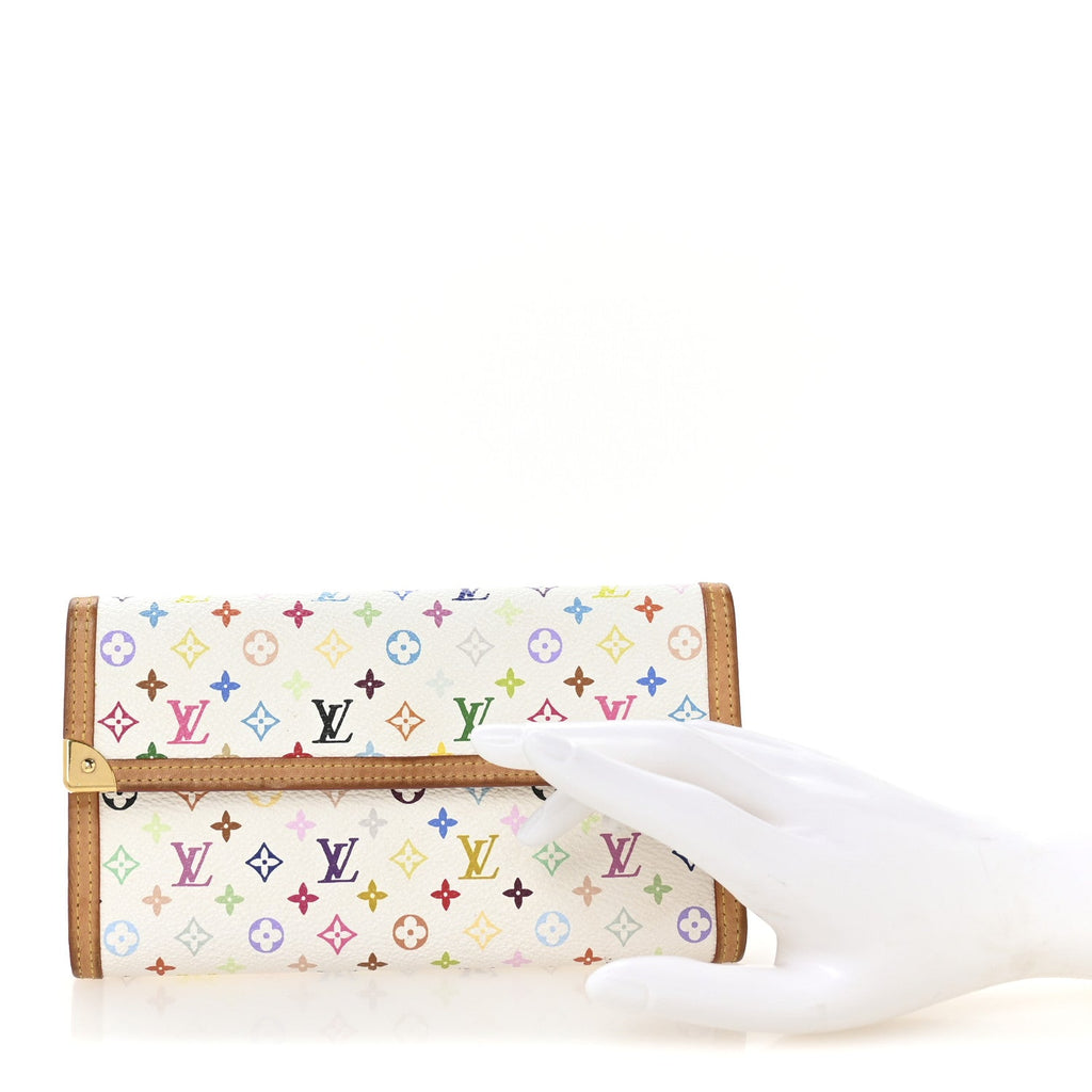 Monogram Multicolor Porte Tresor International Wallet White