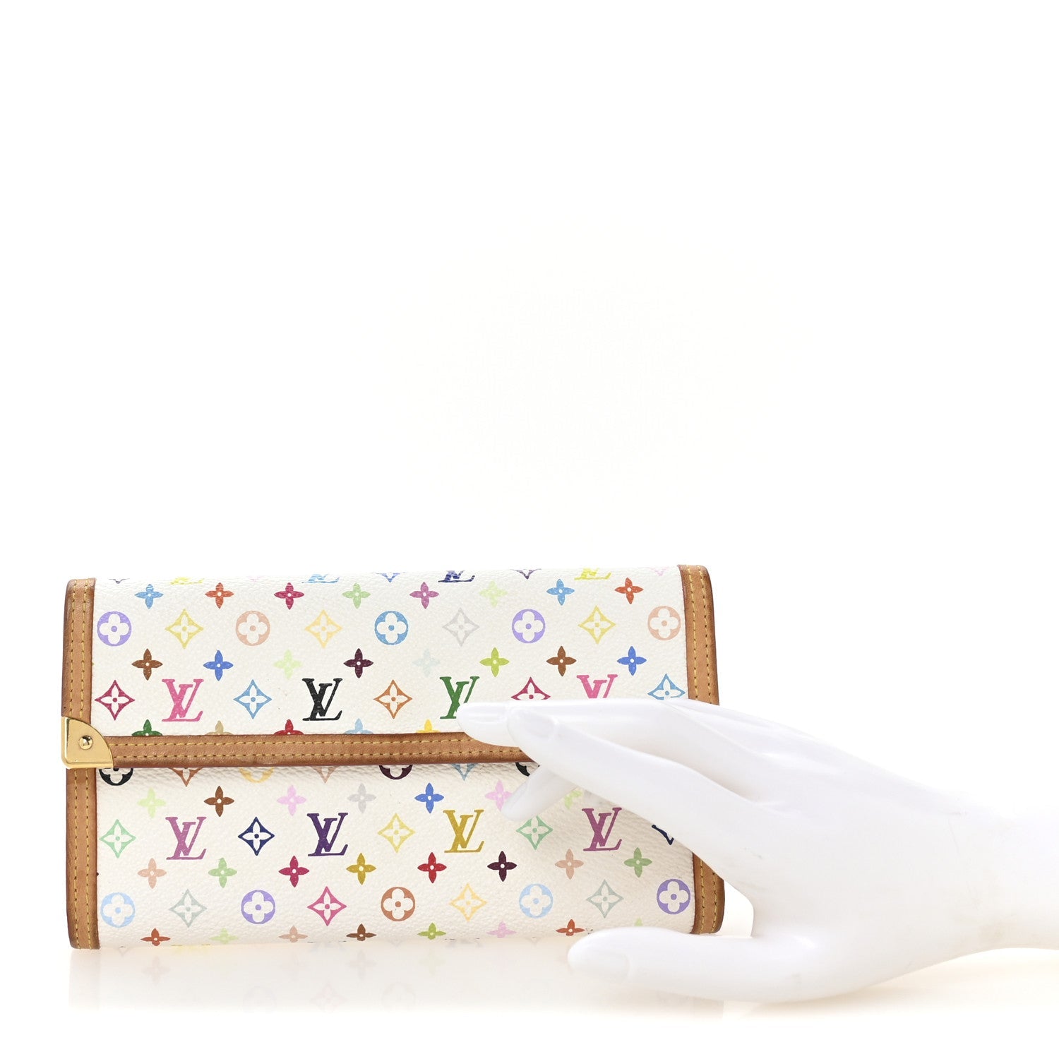 Monogram Multicolor Porte Tresor International Wallet White