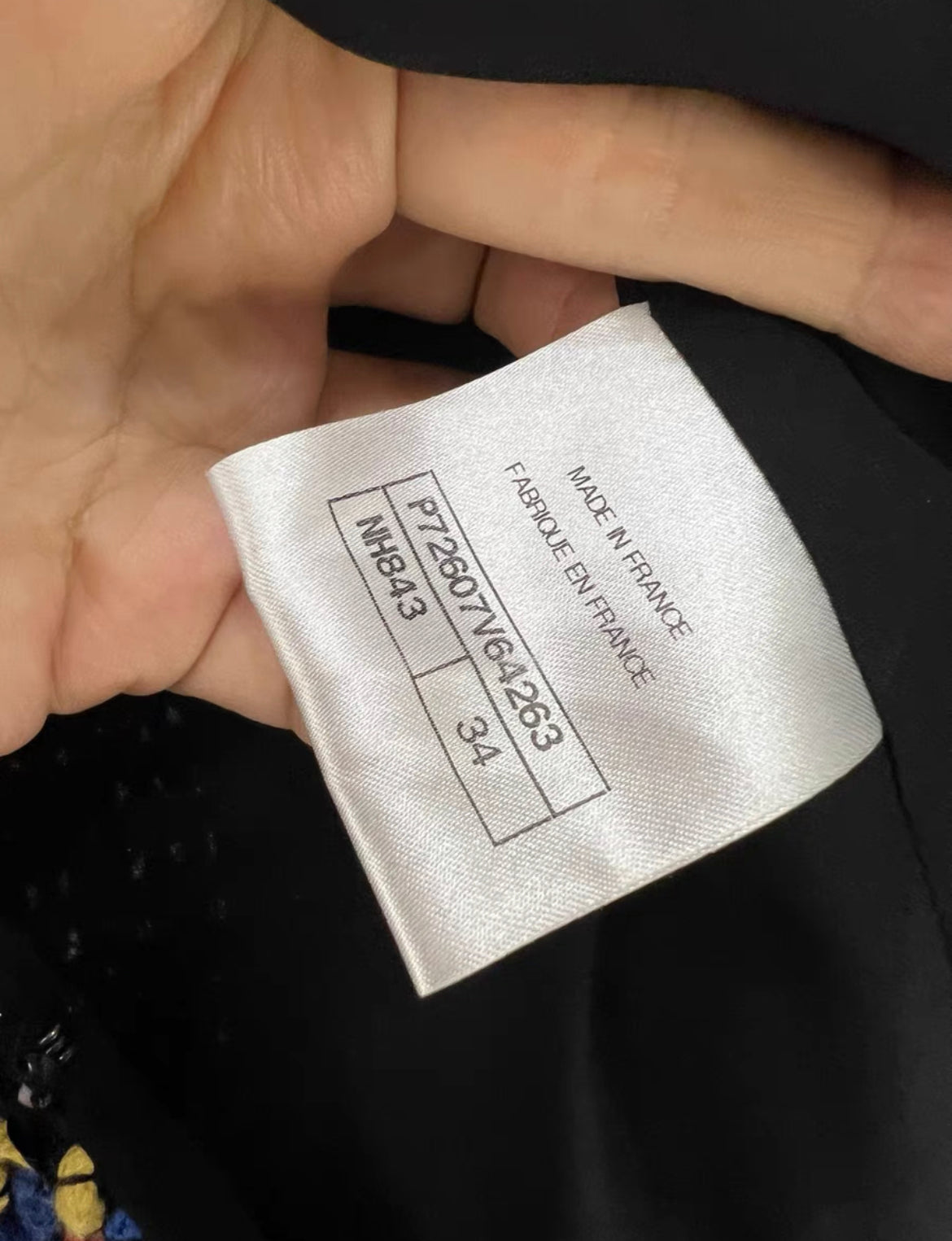 Chanel 22S striped colorful woven sequined jacket FR34