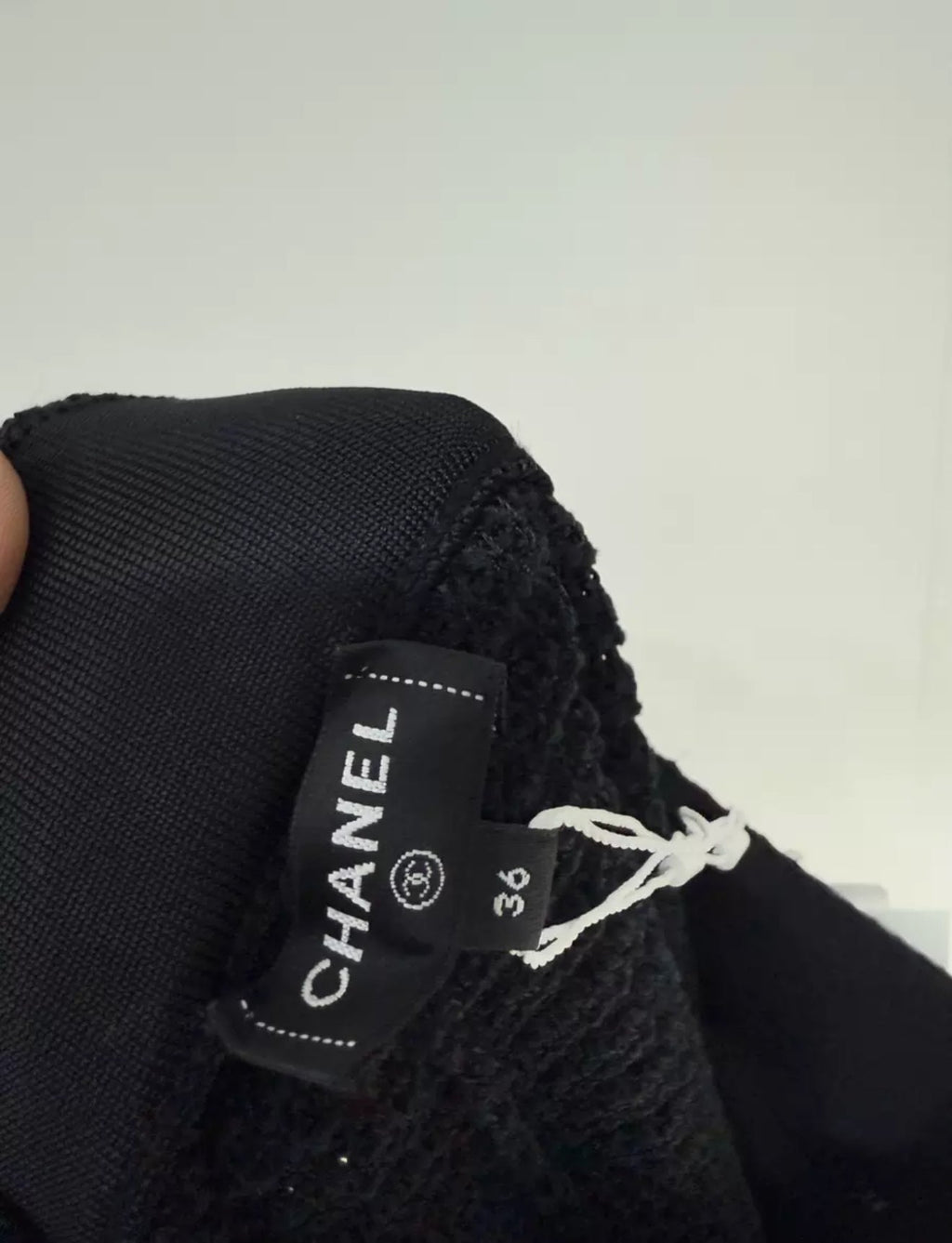 Chanel 24P black and white pants