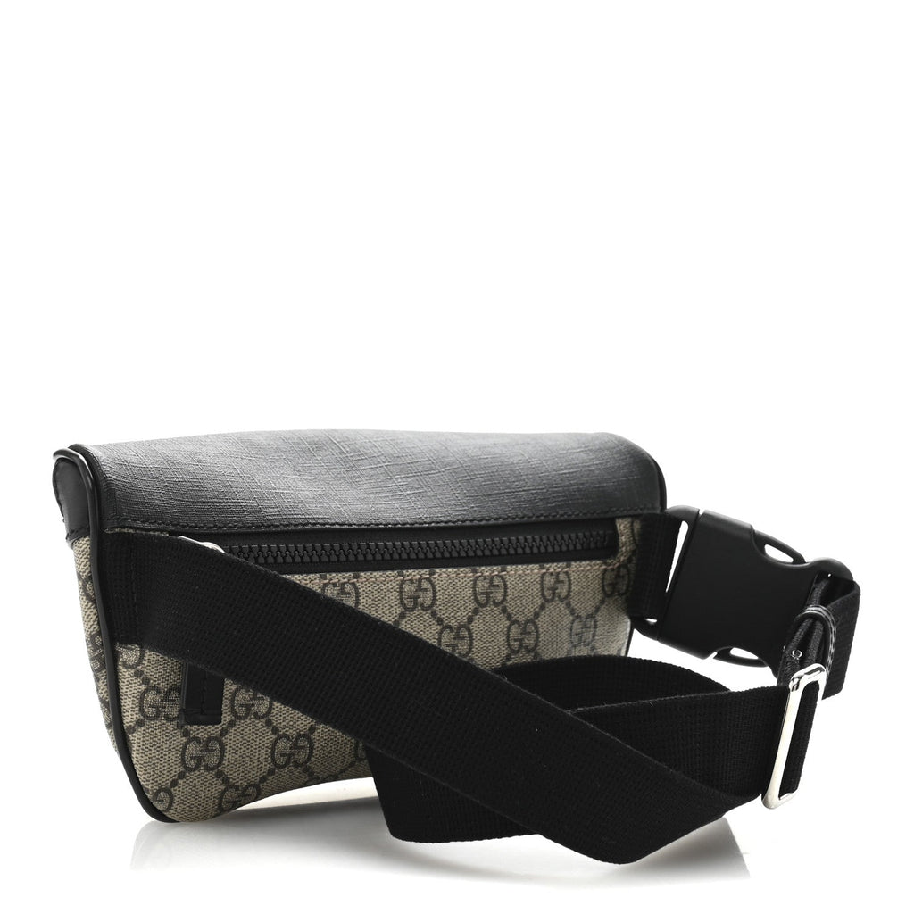GG Supreme Monogram Belt Bag Black