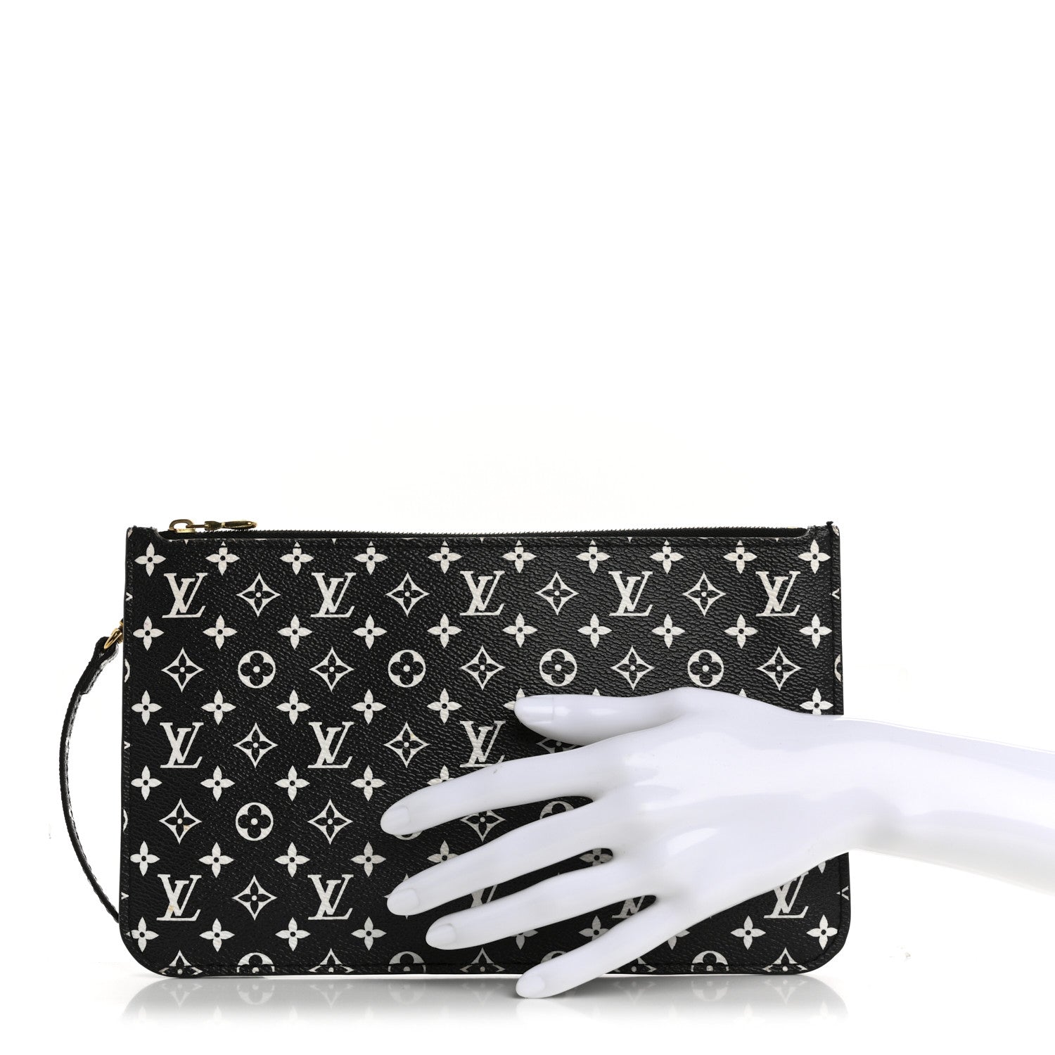 Monogram Giant Jungle Neverfull MM GM Pochette Black