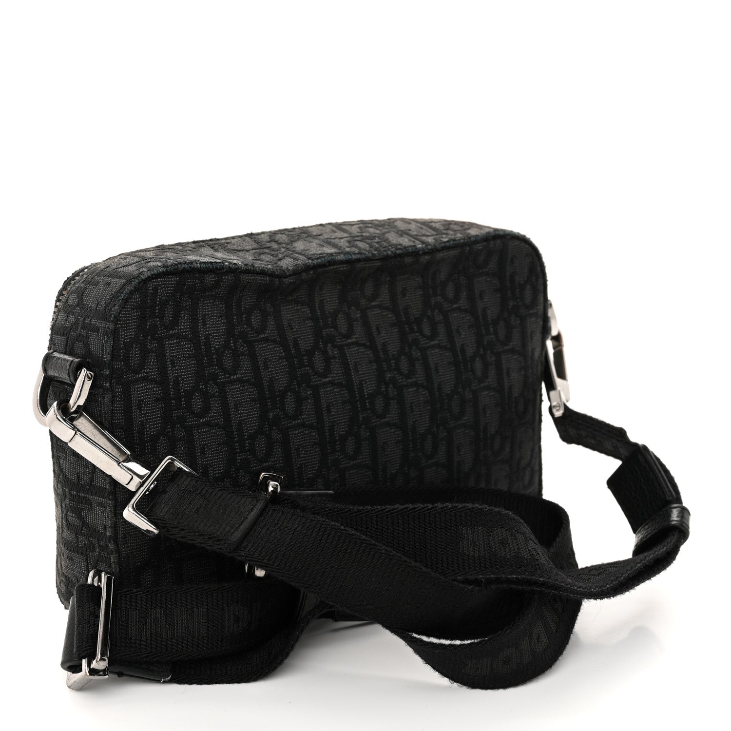 HOMME Oblique Safari Messenger Black
