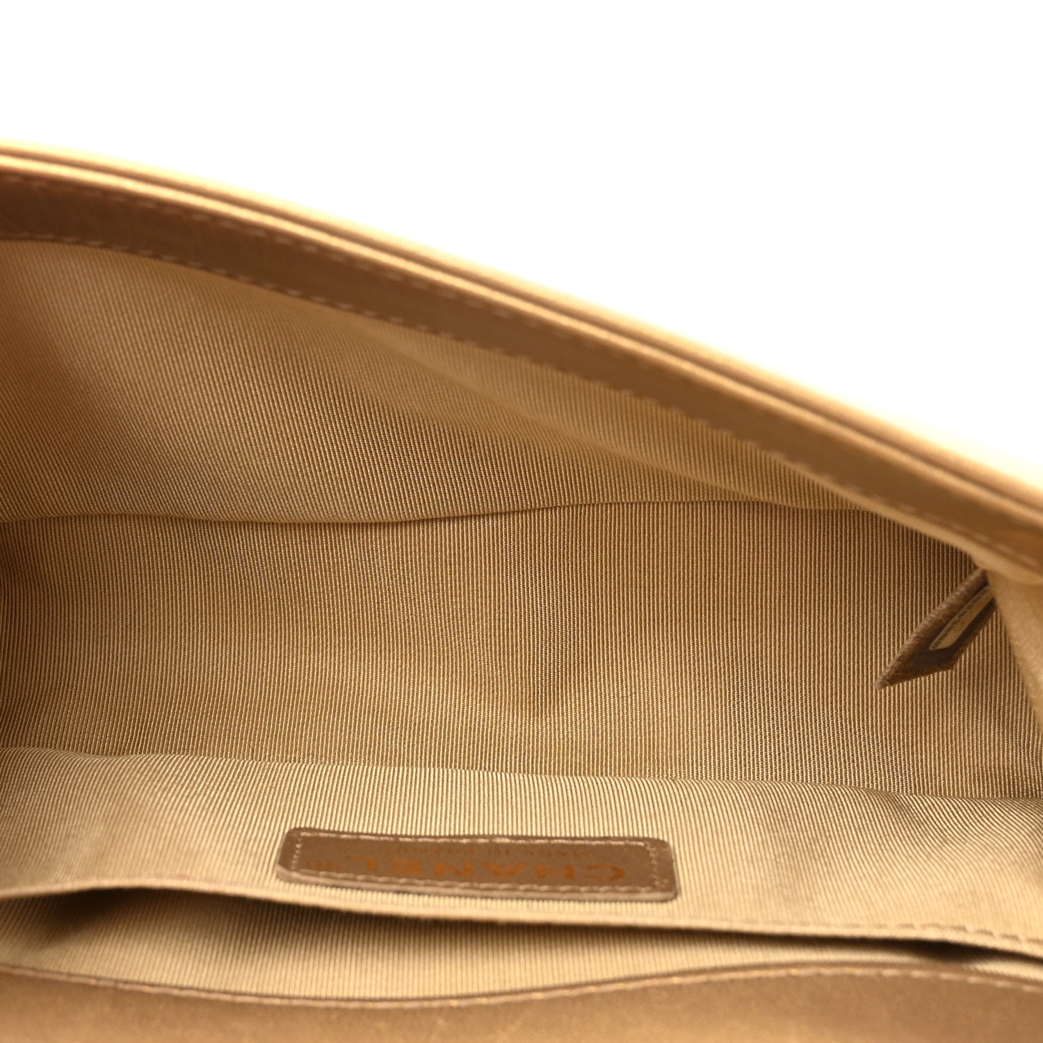 Metallic Lambskin Woven Small Boy Flap Black Gold