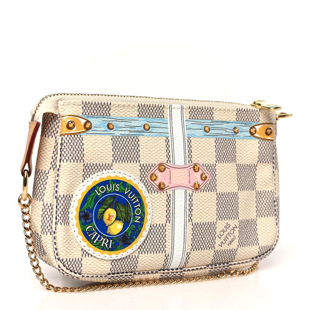 Damier Azur Summer Trunks Capri Mini Pochette Accessories
