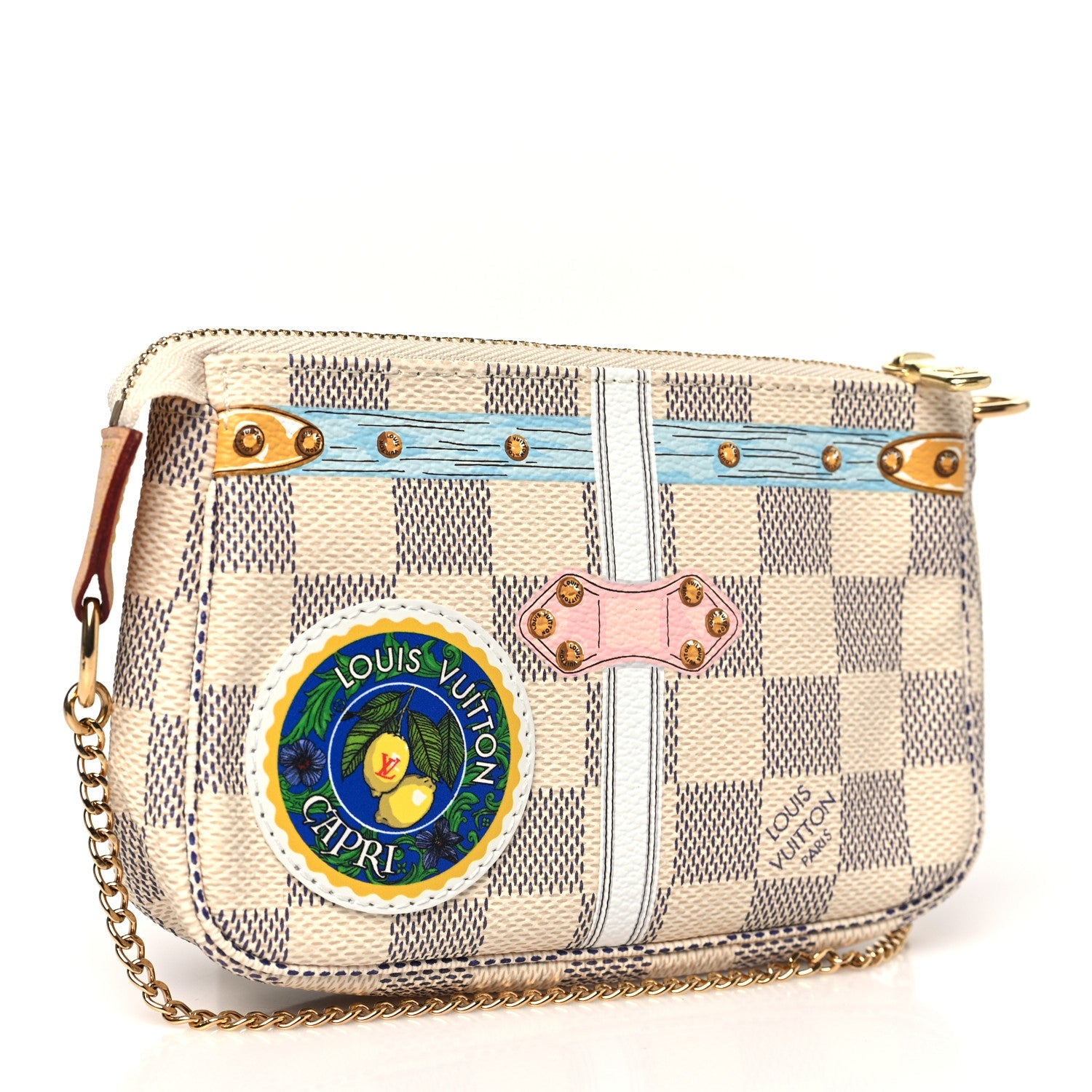 Damier Azur Summer Trunks Capri Mini Pochette Accessories