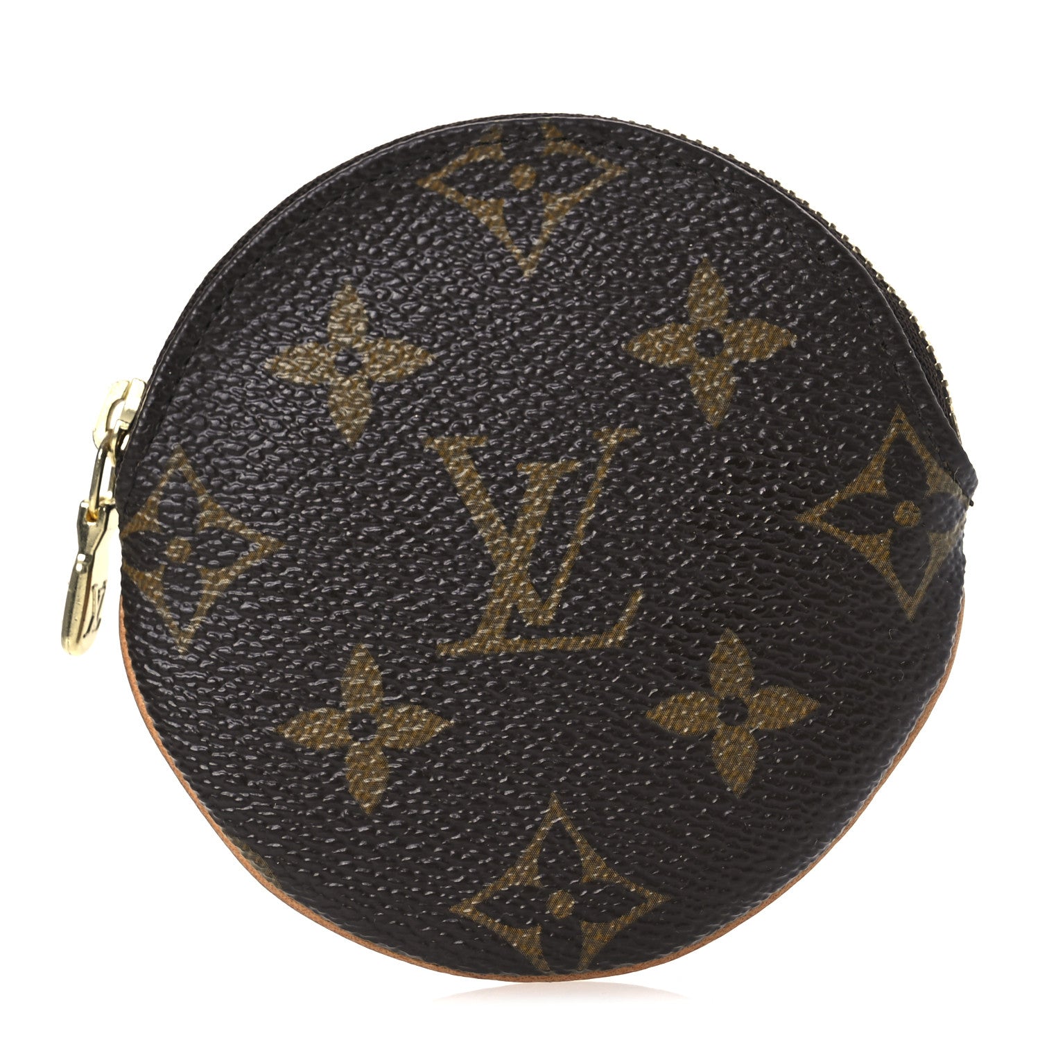 Monogram Round Coin Purse