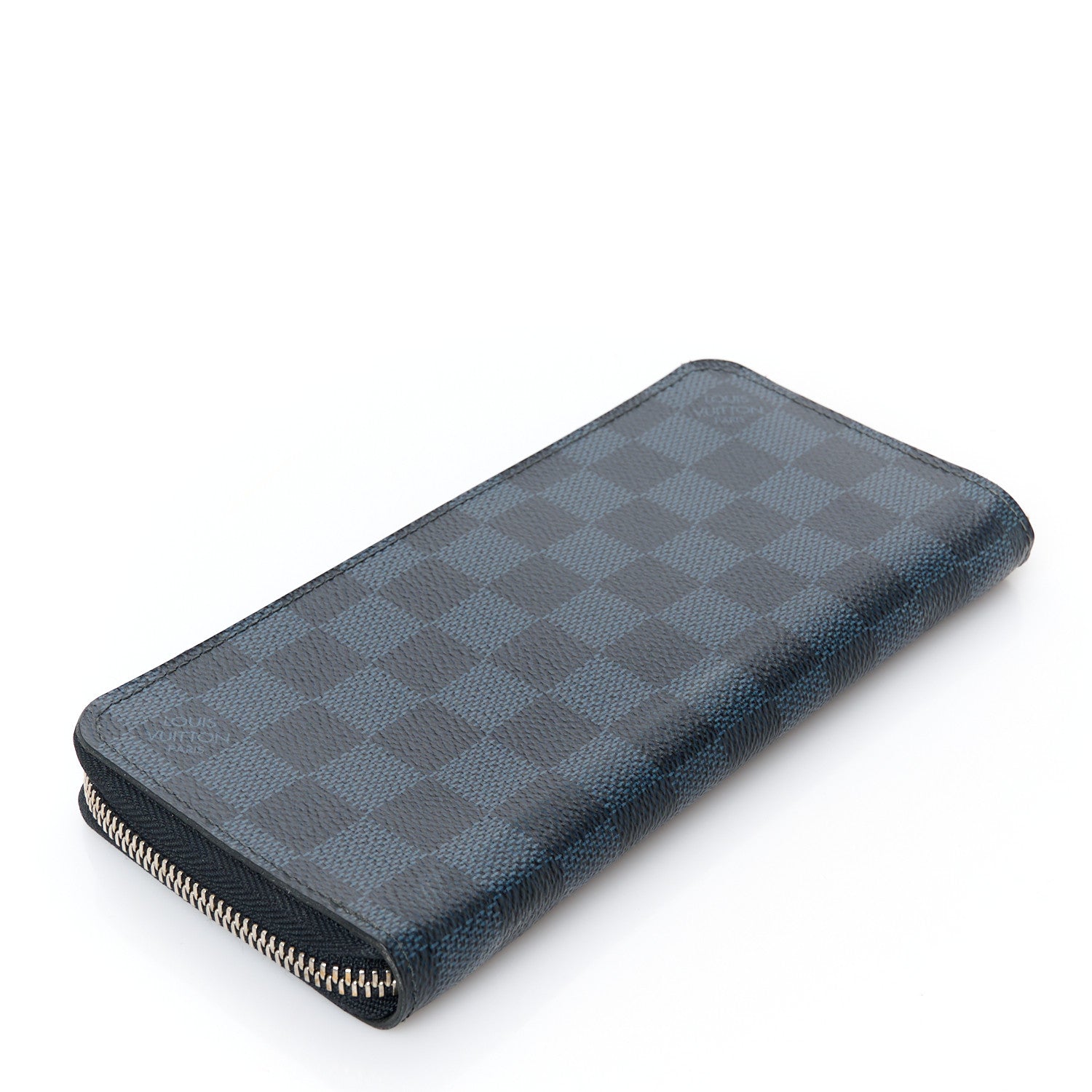 Damier Cobalt Zippy Wallet Vertical