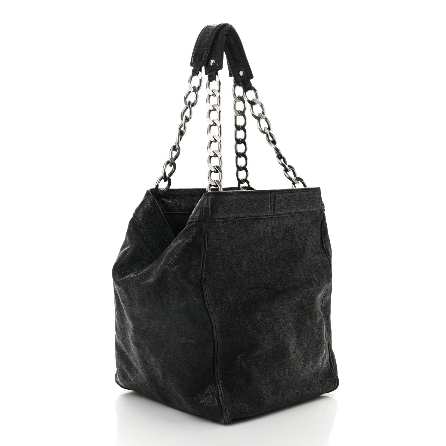 Caviar CC Shoulder Bag Black