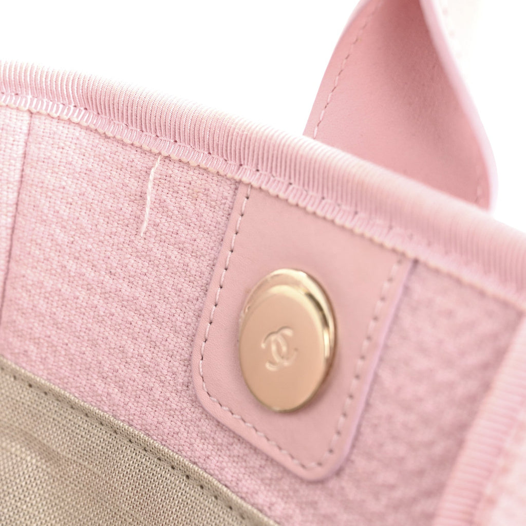 Mixed Fibers Small Deauville Tote Pink