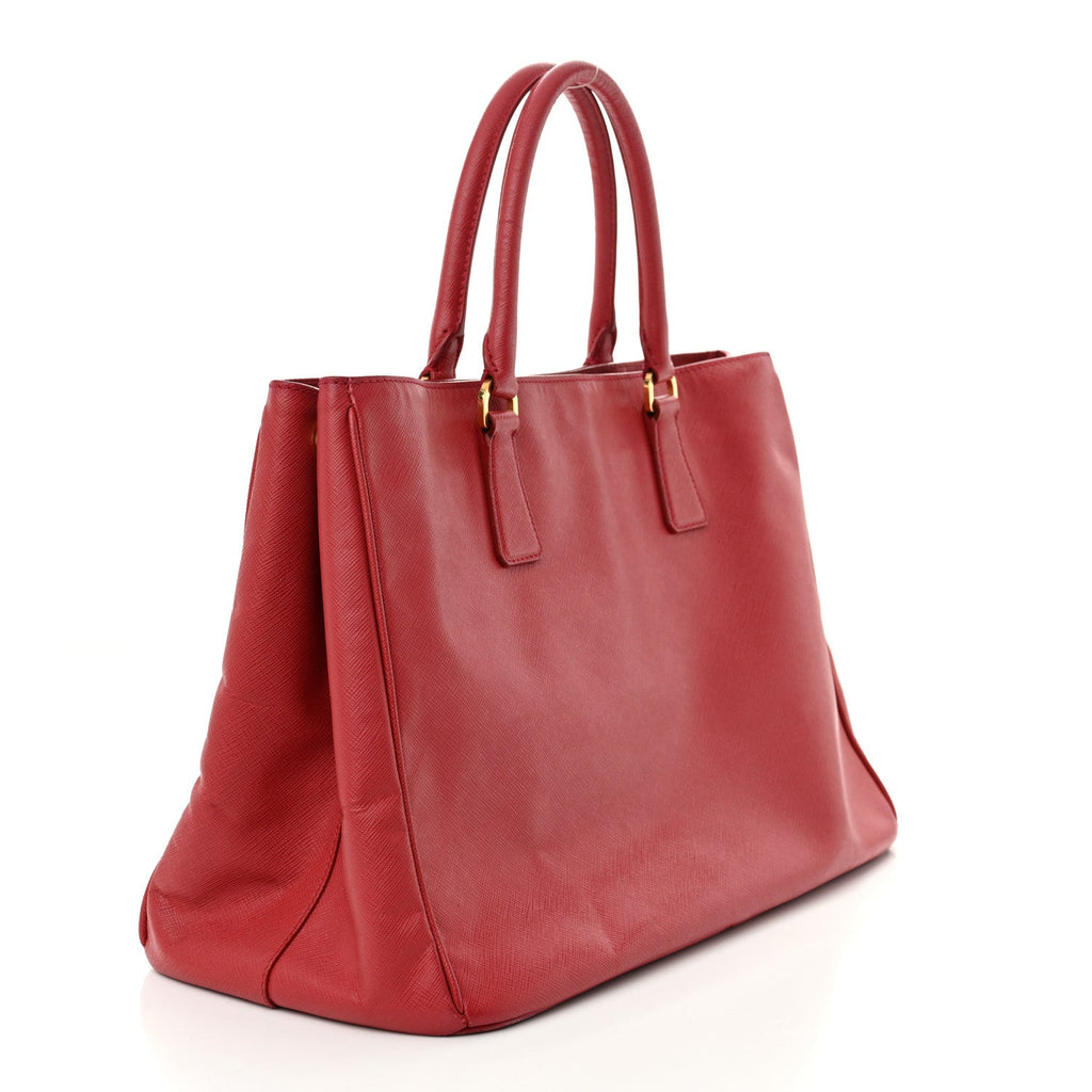 Saffiano Lux Large Tote Fuoco