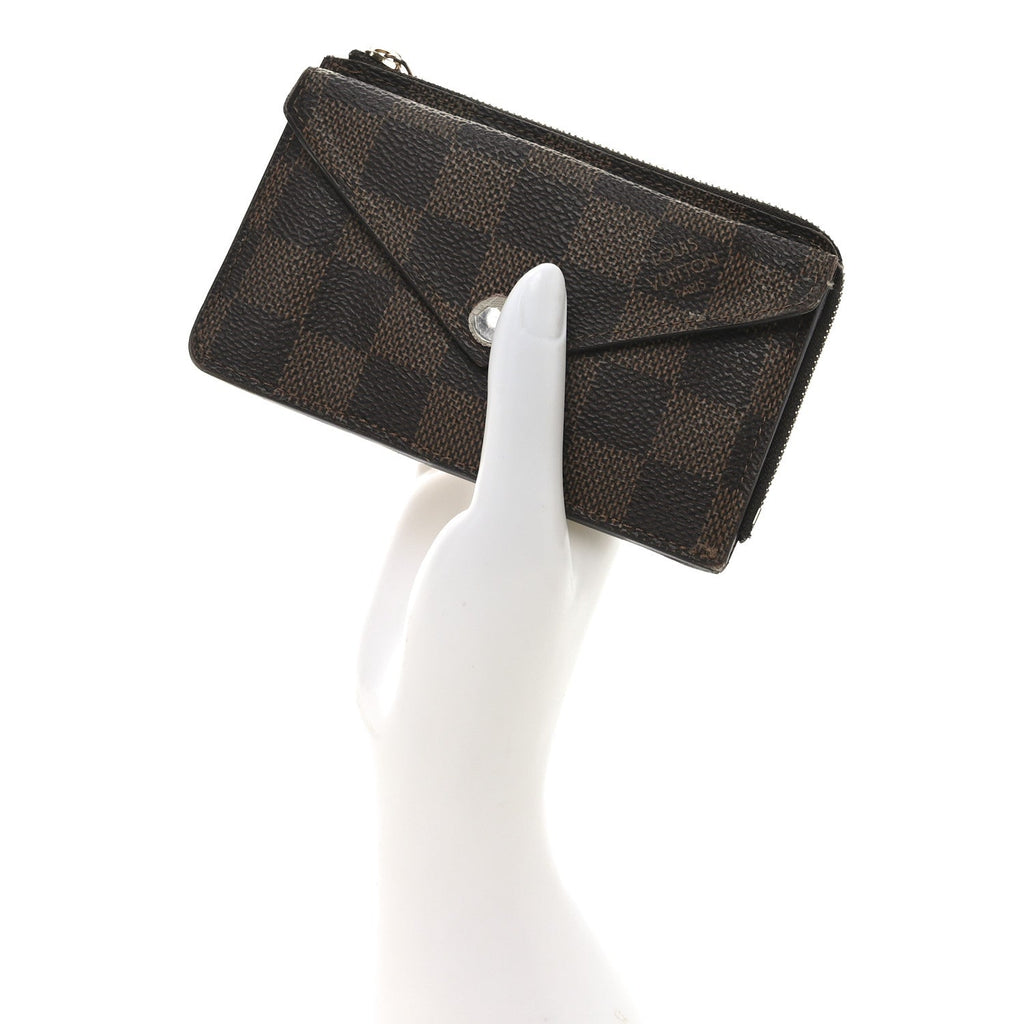 Damier Ebene Recto Verso  Holder Rose Ballerine