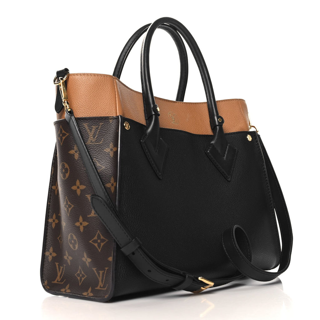 Calfskin Monogram On My Side Black